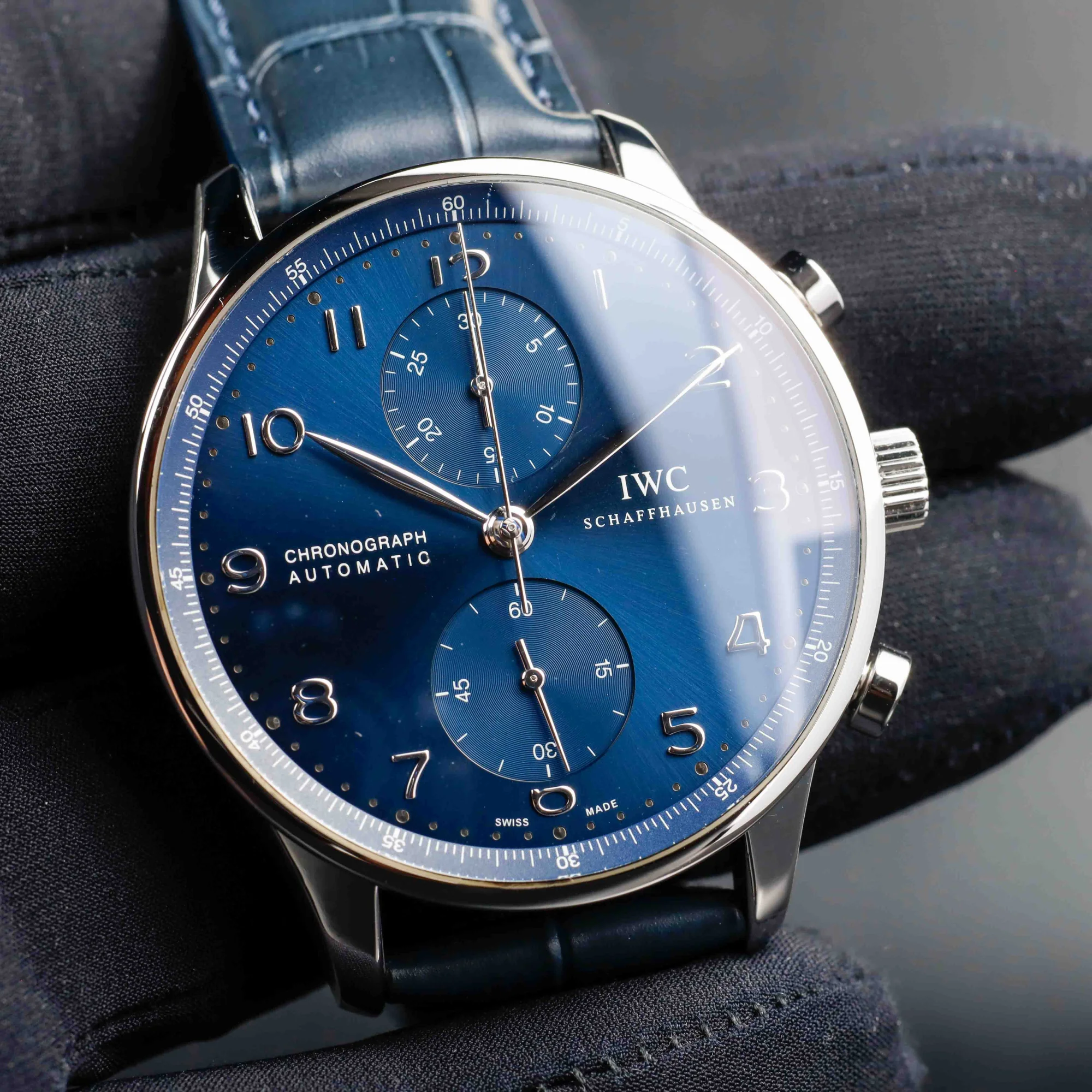 IWC Portuguese Chronograph acciaio 8