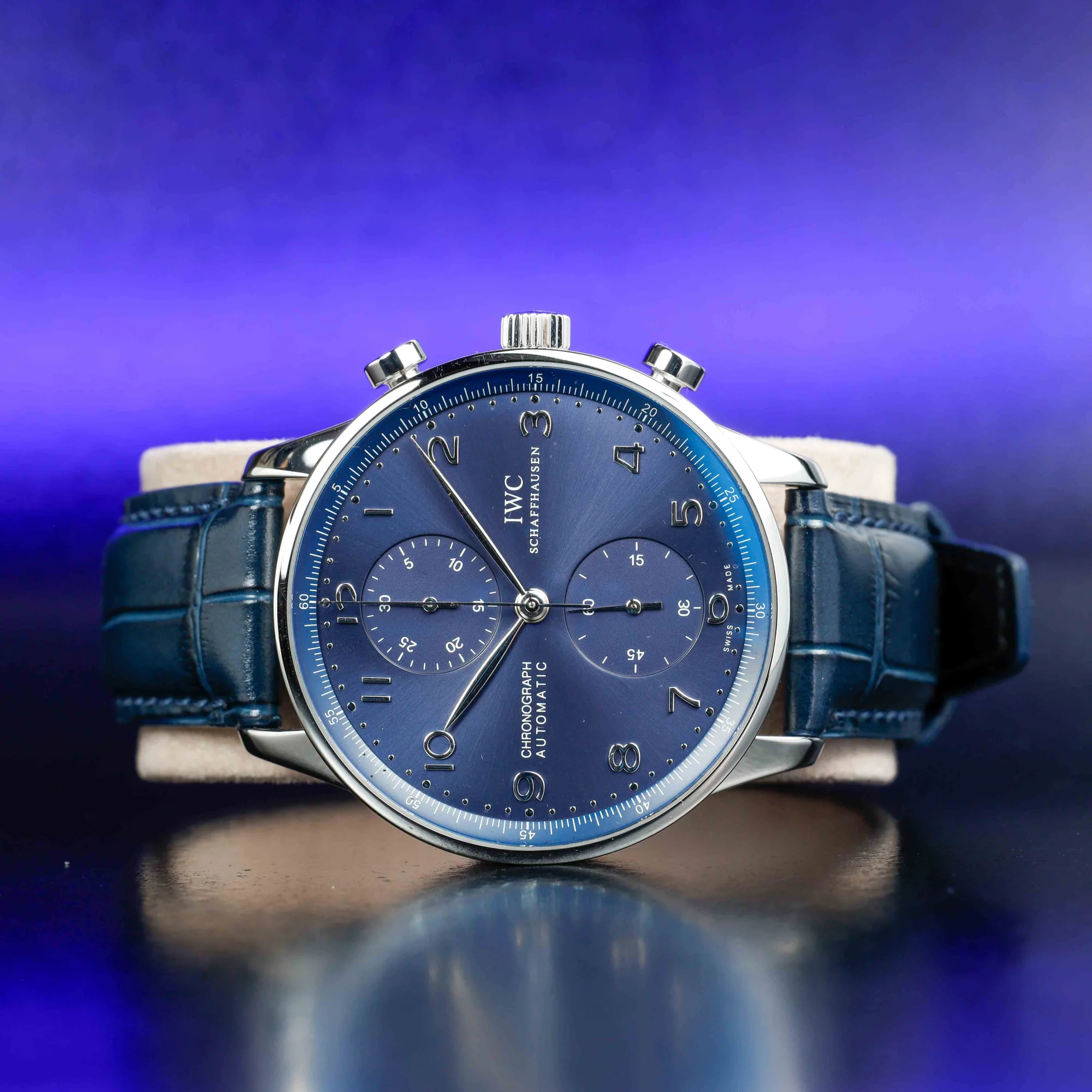 IWC Portugiesischer Chronograph stahl