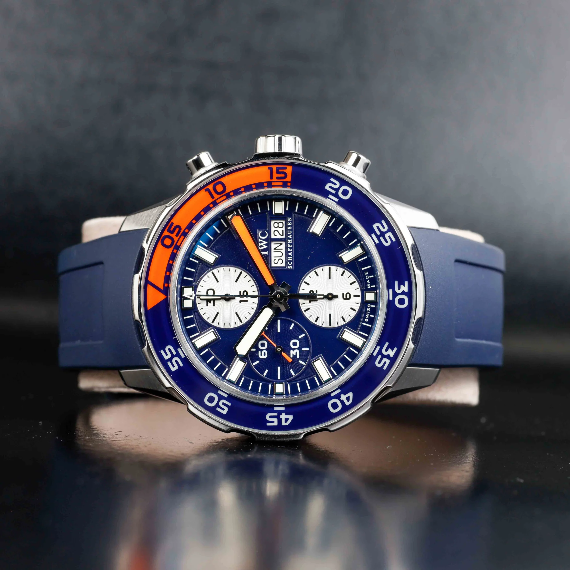 IWC Aquatimer Chronograph acciaio 2