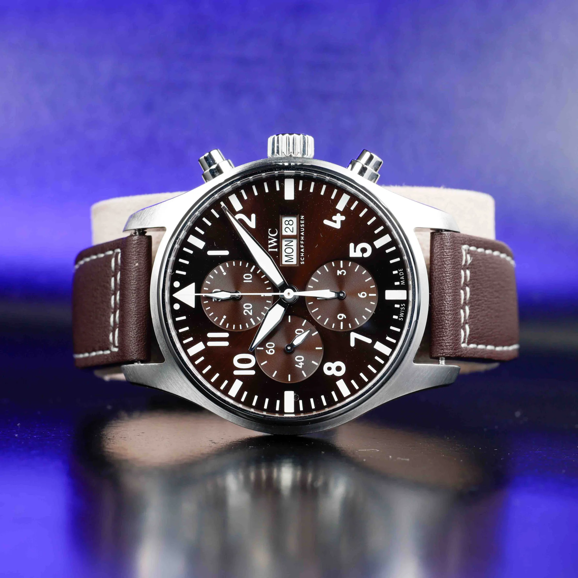IWC Pilot De Saint Exupéry Chronograph stahl