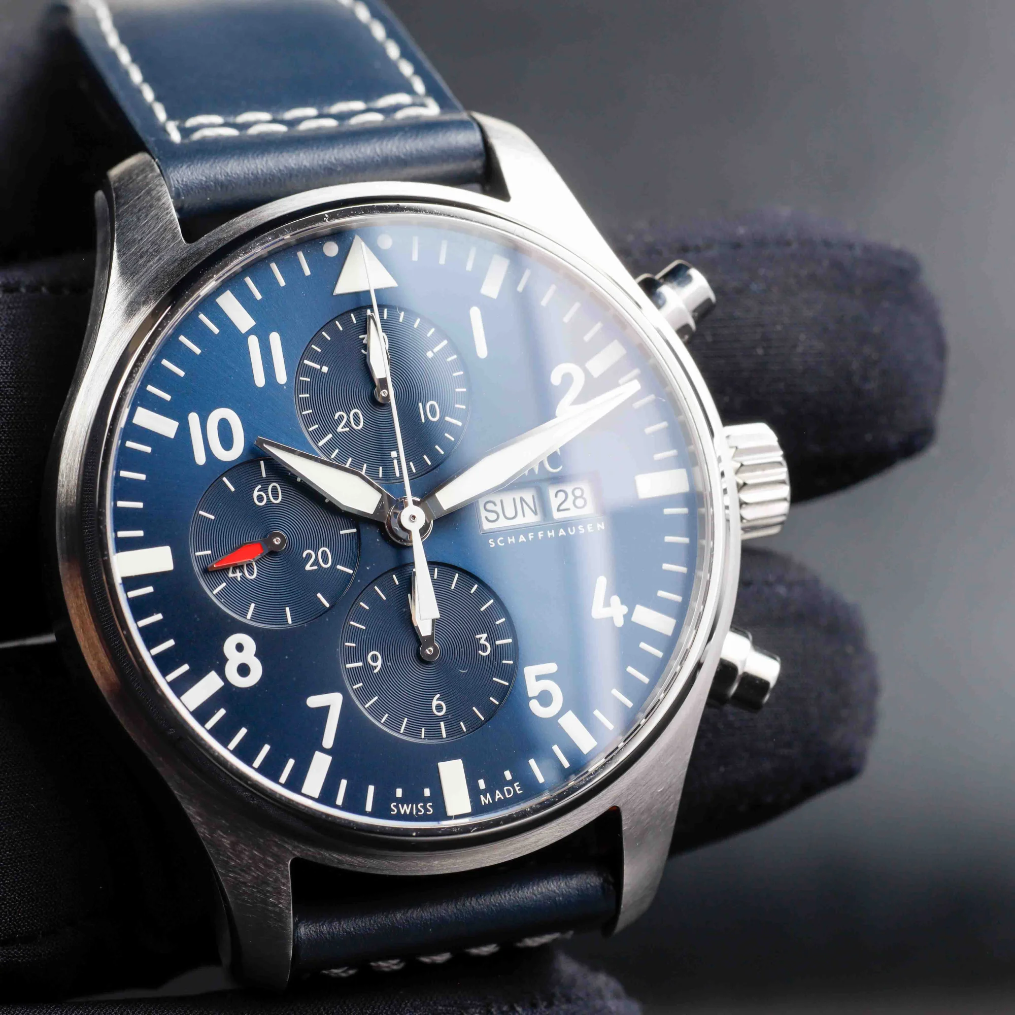 IWC Pilot Chronograph stahl 8
