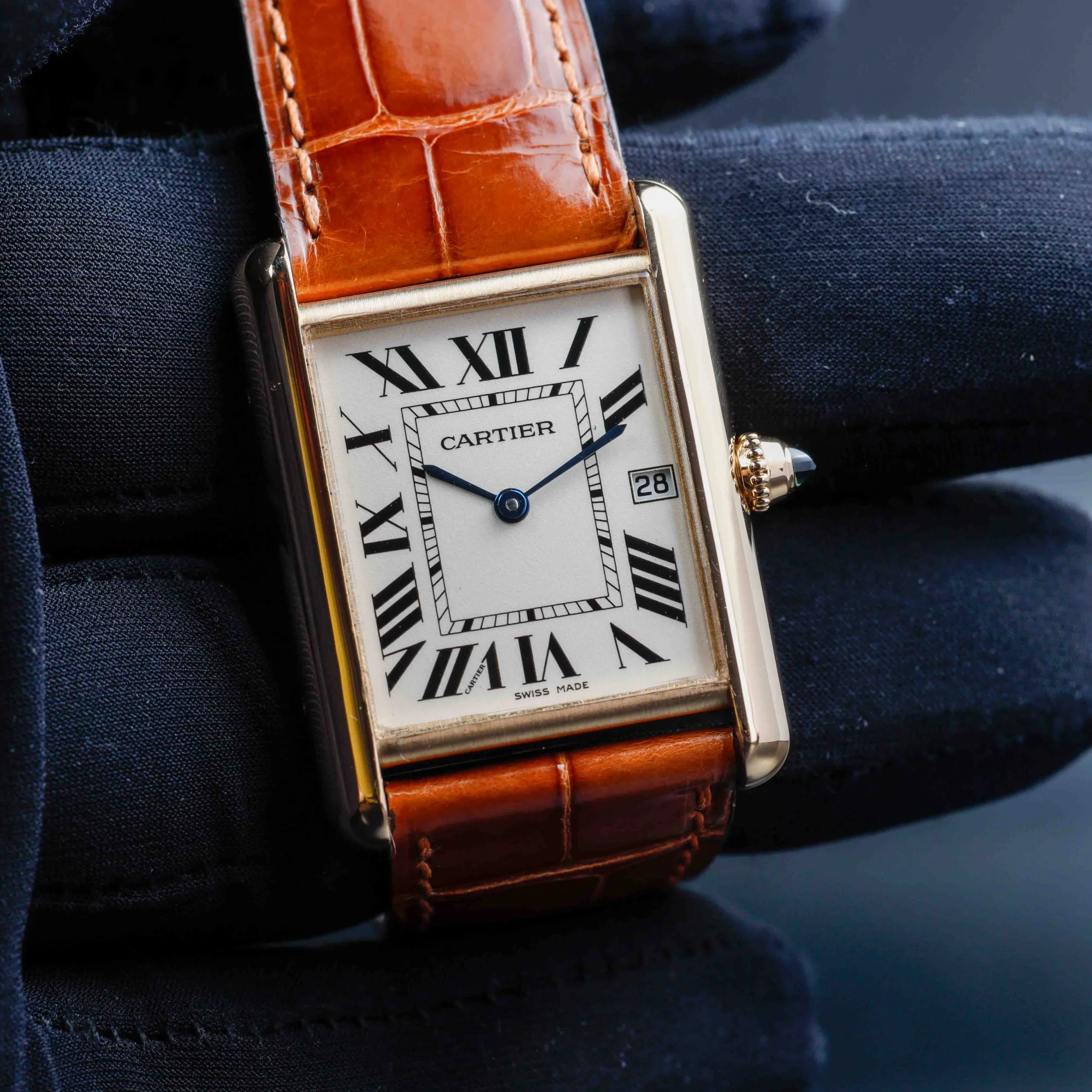 Cartier Tank Louis oro giallo 8