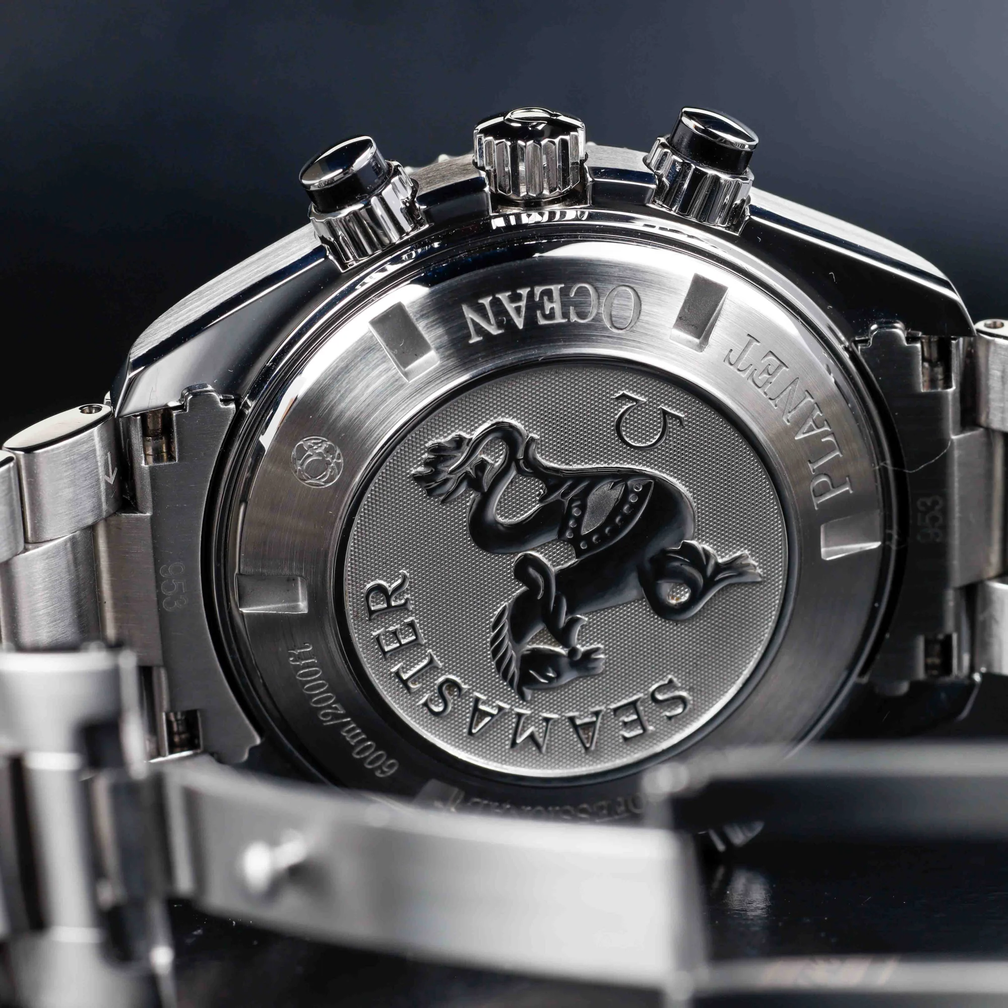 Oméga Seamaster Planet Ocean Chronographe acier 11