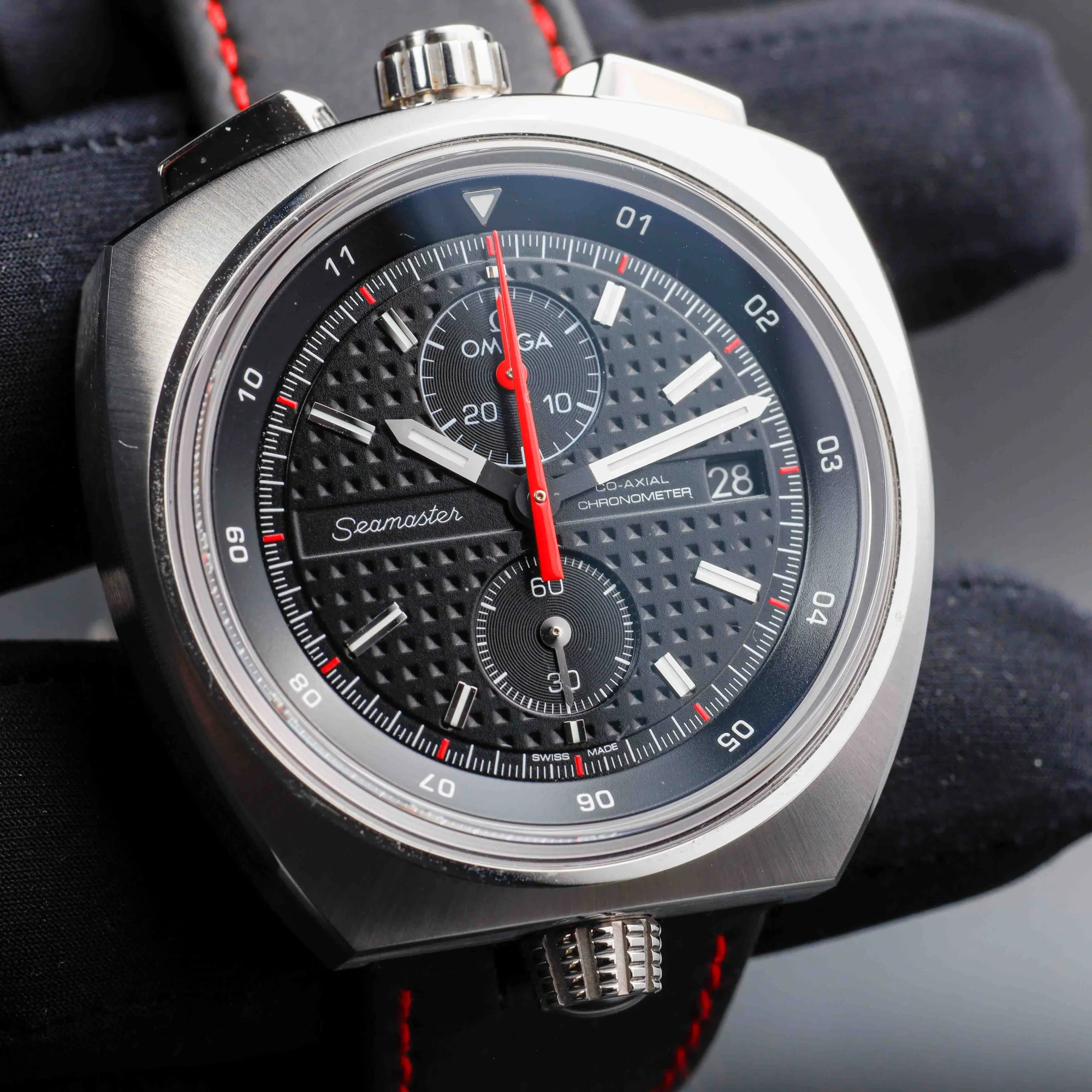 Omega Seamaster Groppe stahl 8