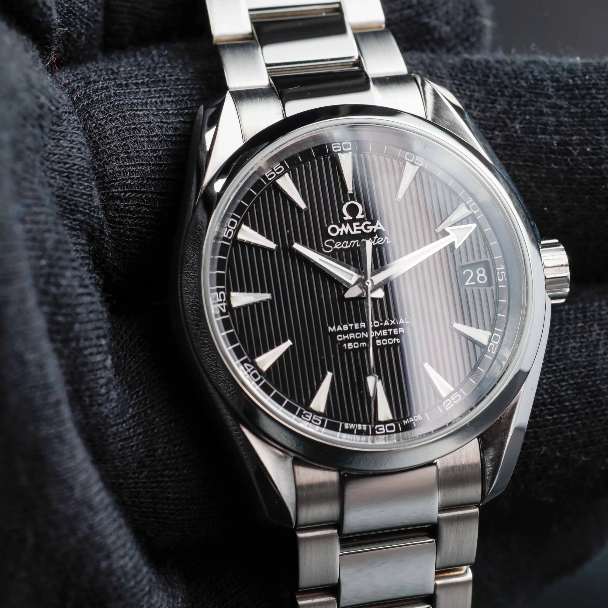 Omega Seamaster Aqua Terra 150m acciaio 10