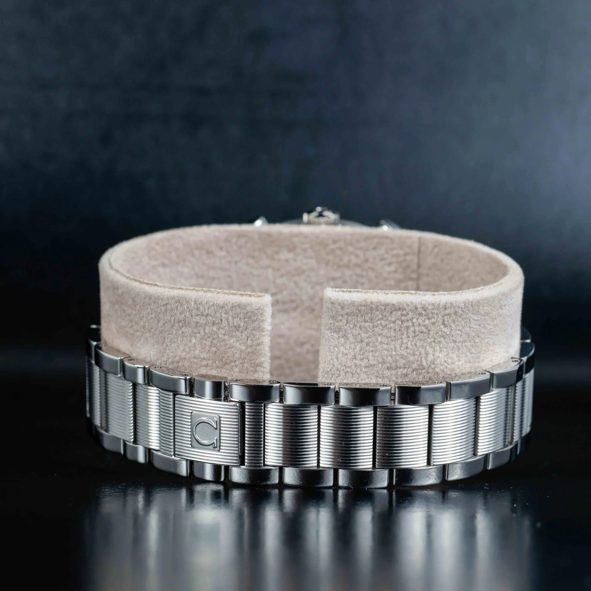 Oméga Speedmaster Avec Personnalisation En Diamants Naturels acier 4