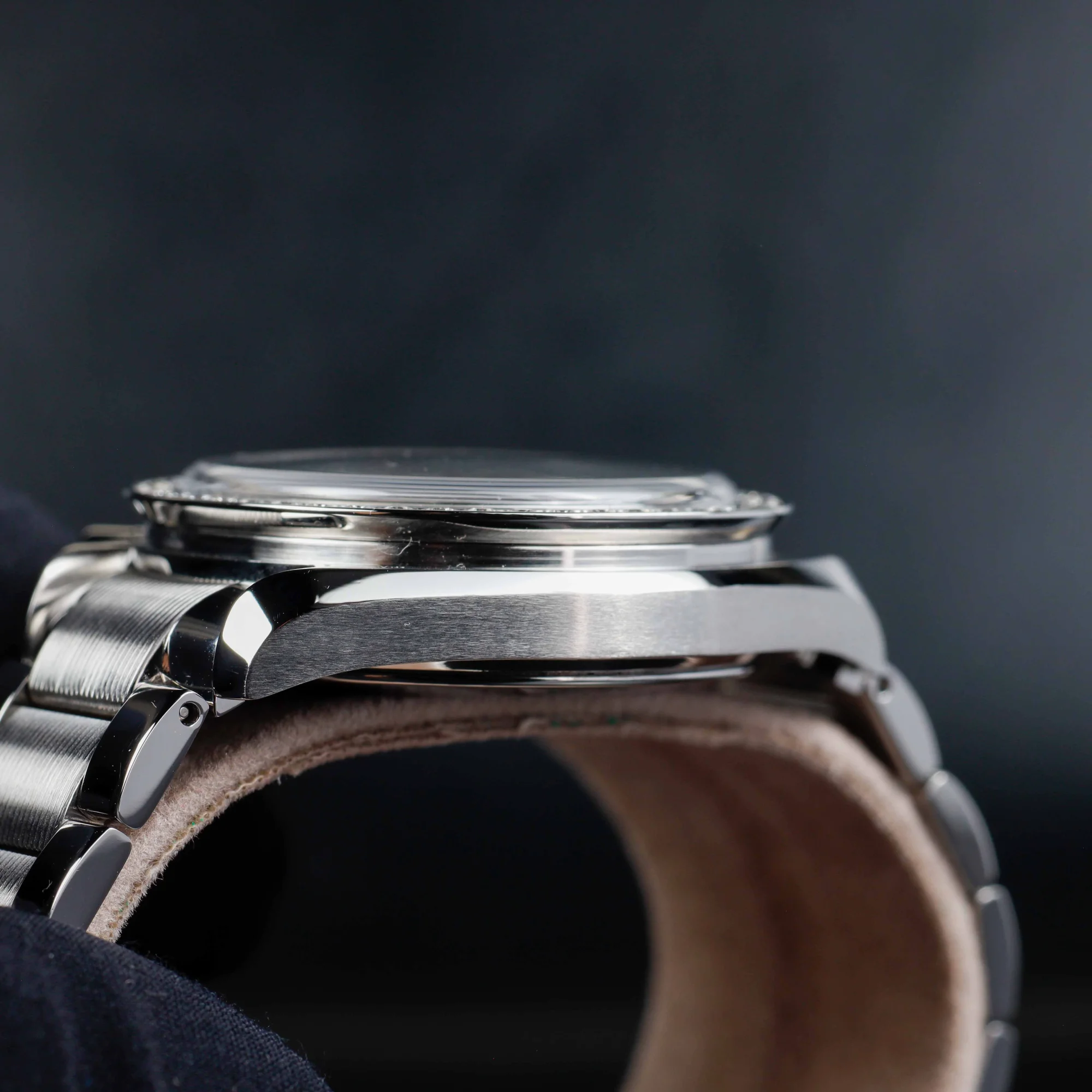Oméga Speedmaster Avec Personnalisation En Diamants Naturels acier 6