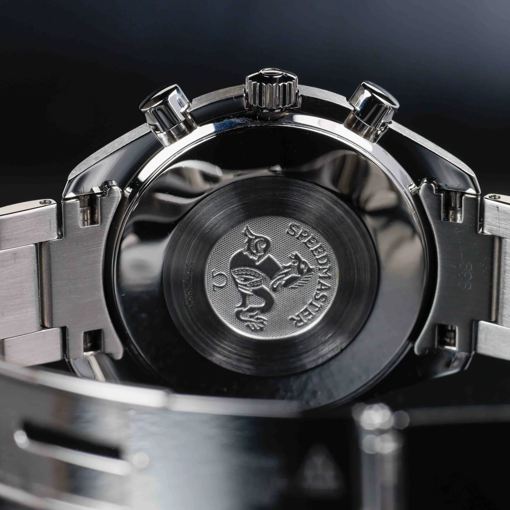 Oméga Speedmaster Avec Personnalisation En Diamants Naturels acier 11