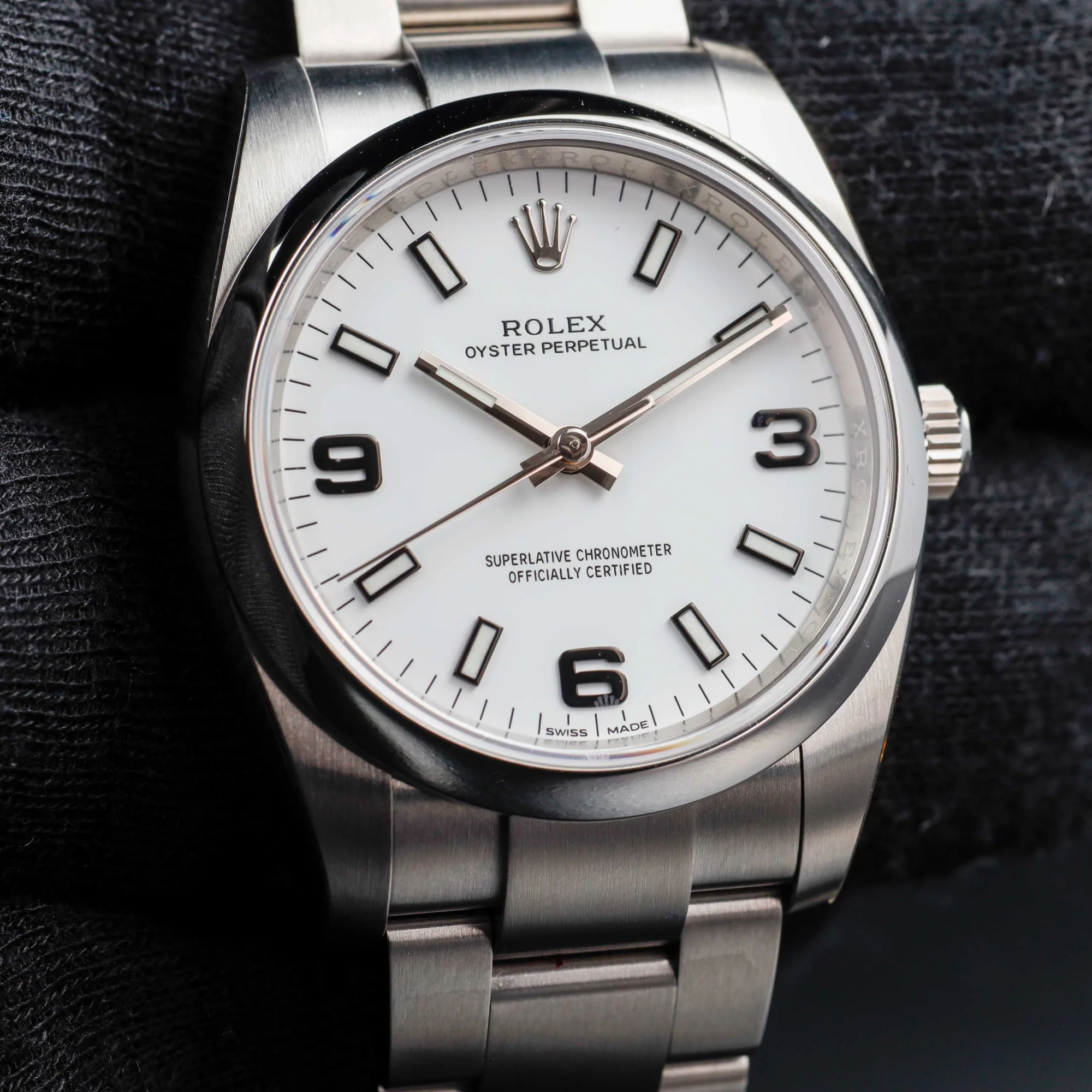Rolex Oyster Perpetual 34 nos With Stickers steel 10