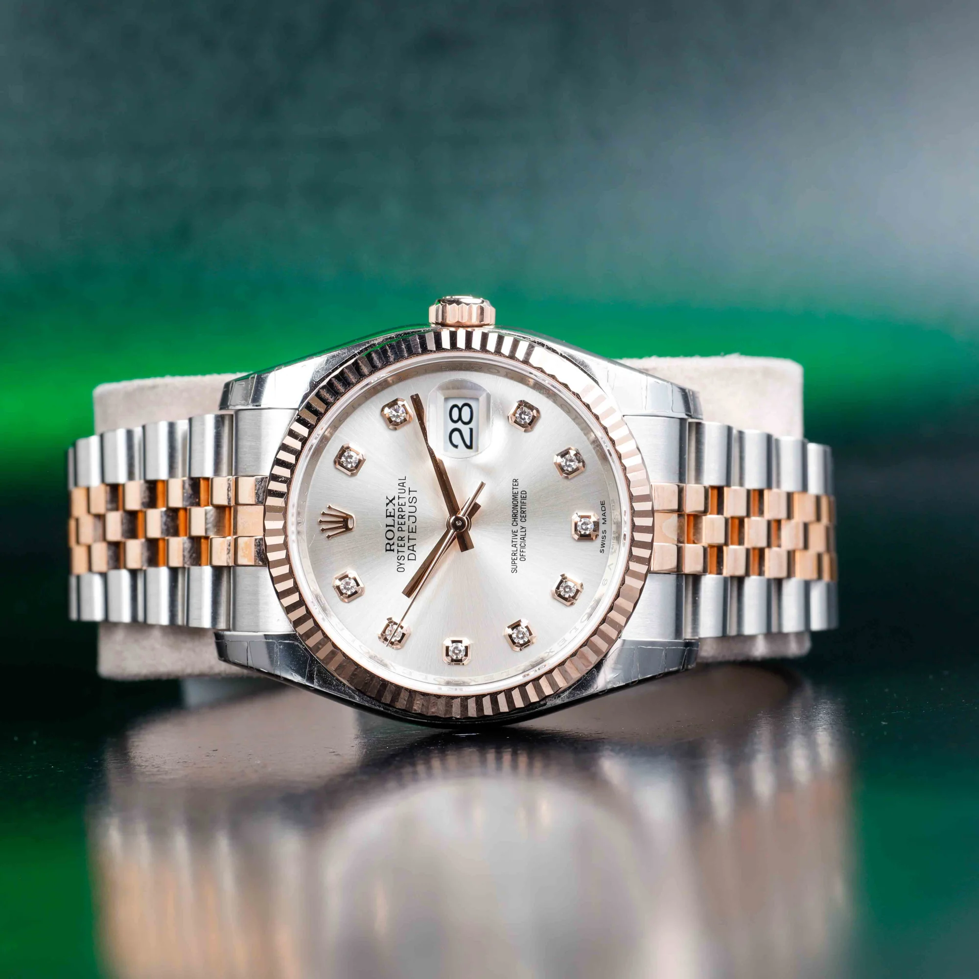 Rolex Datejust 36 nos Avec Stickers acier/or