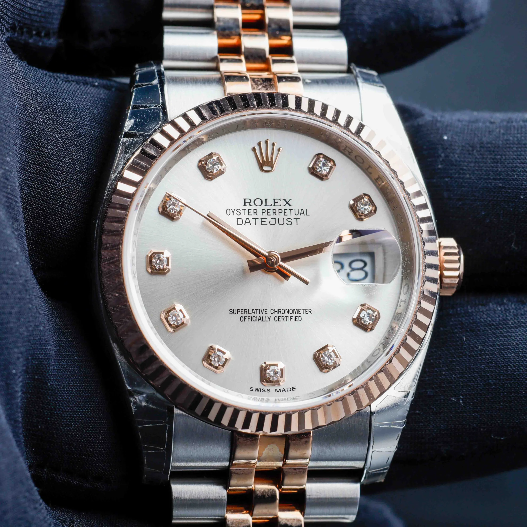 Rolex Datejust 36 nos Avec Stickers acier/or 9