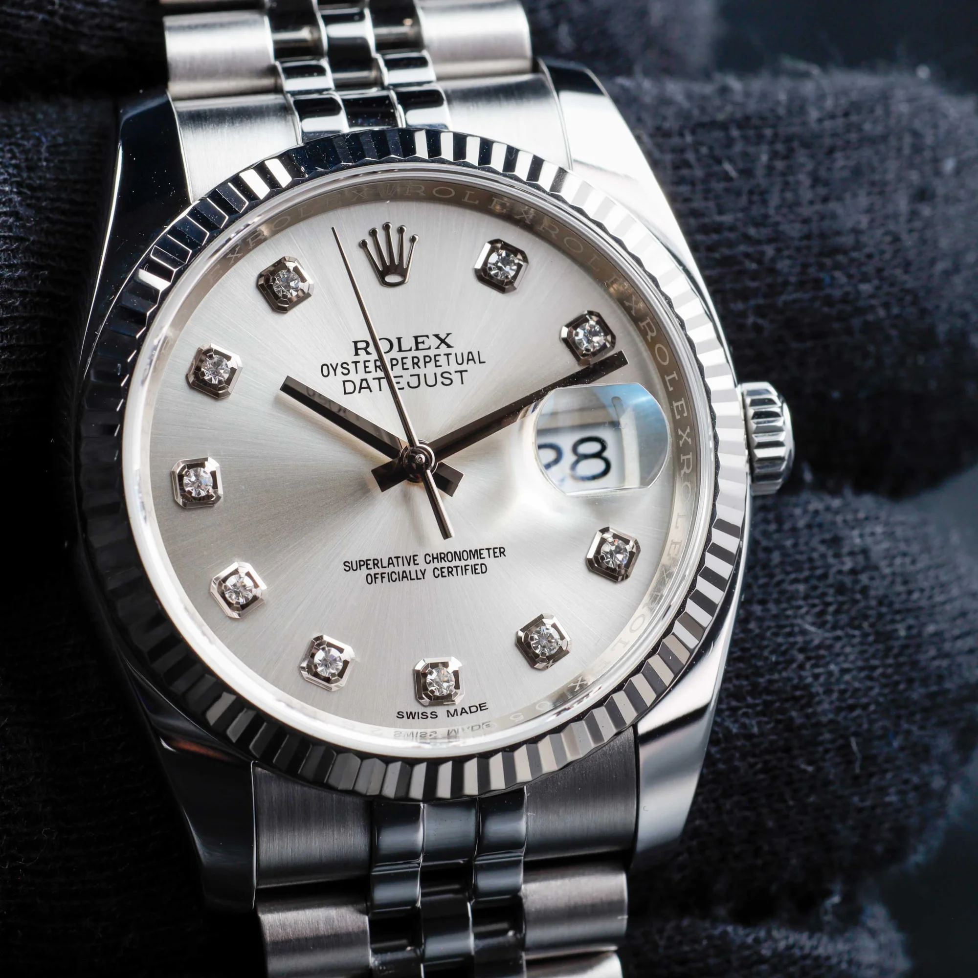 Rolex Datumjust 36 stahl/weißgold 10