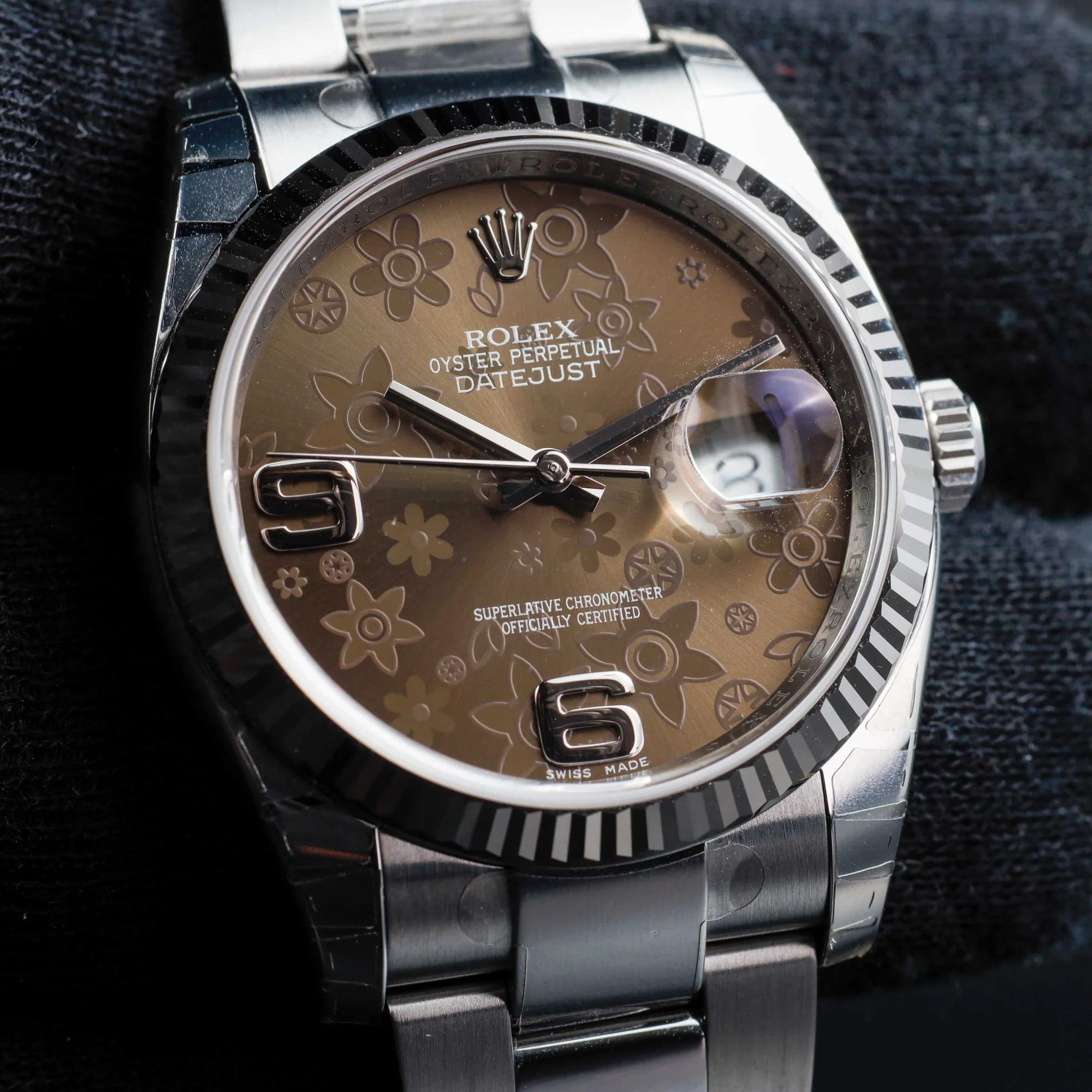 Rolex Datejust 36 nos Mit Stickern stahl 9