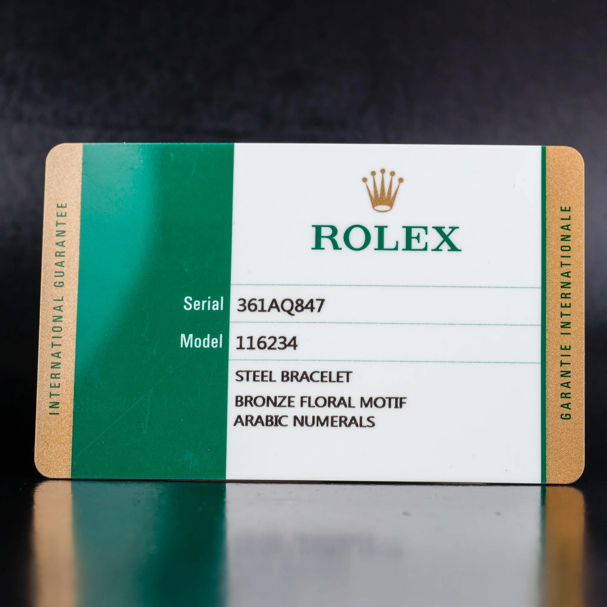 Rolex Datejust 36 nos Mit Stickern stahl 14