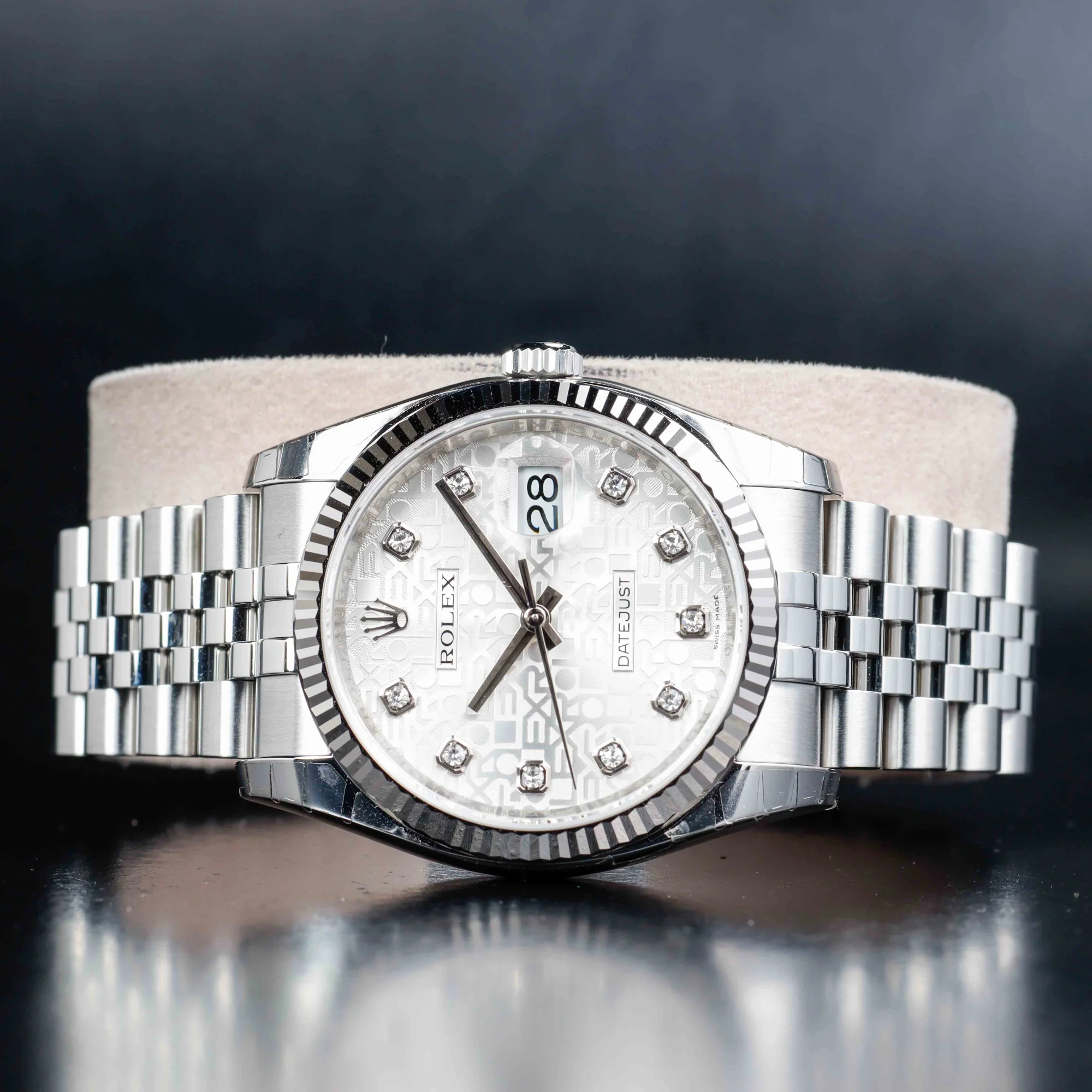 Rolex Datejust 36 nos Condition acciaio/oro bianco 2