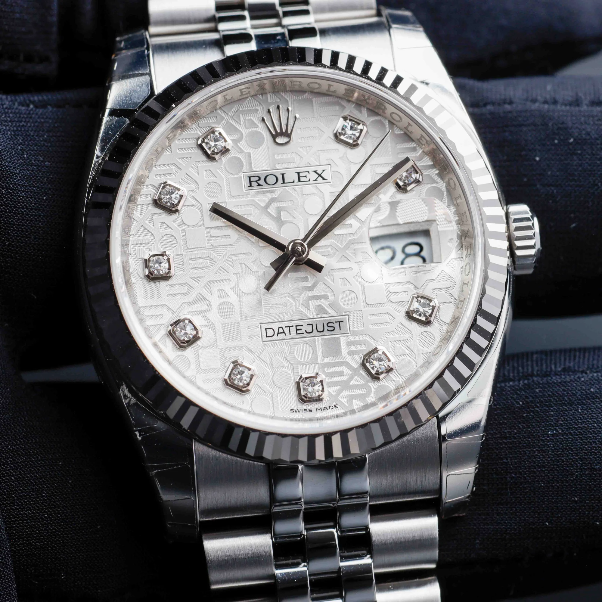 Rolex Datejust 36 nos Condition acciaio/oro bianco 11