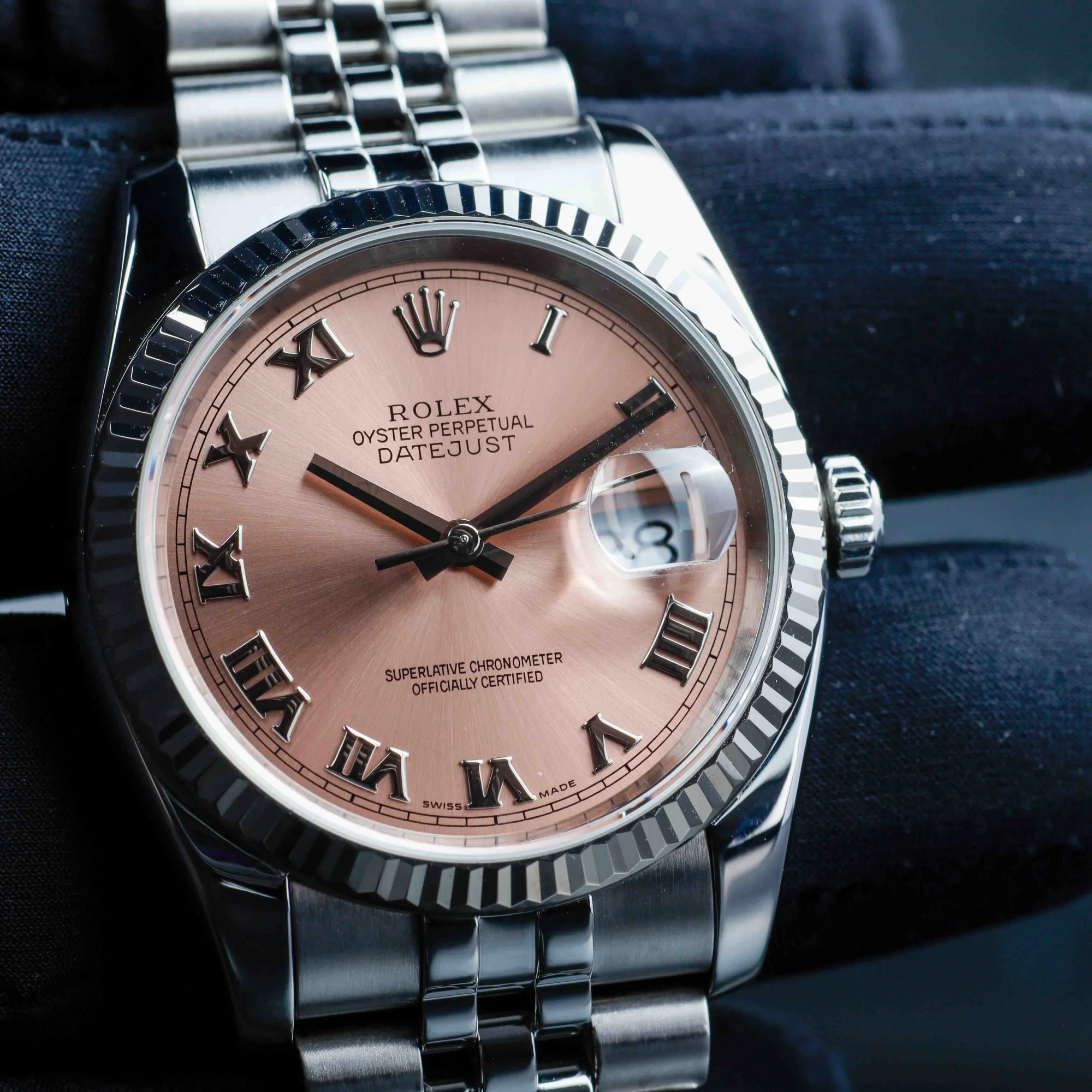 Rolex Datejust 36 stahl/weißgold 10