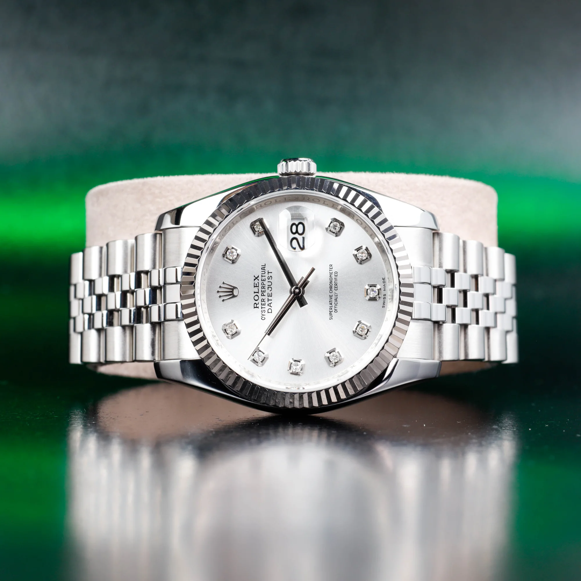 Rolex Datumjust 36 stahl/weißgold