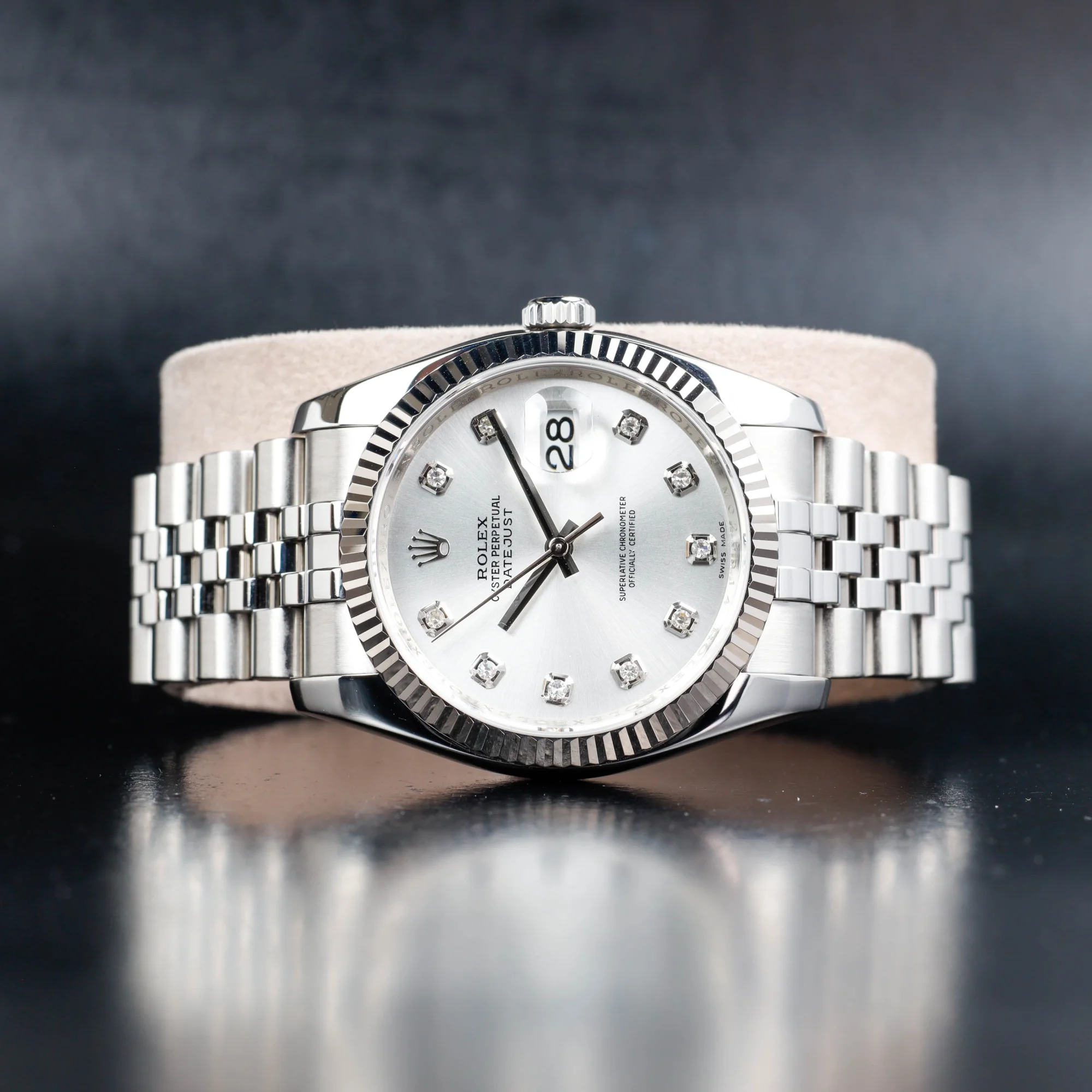 Rolex Datejuste 36 acier/or blanc 2