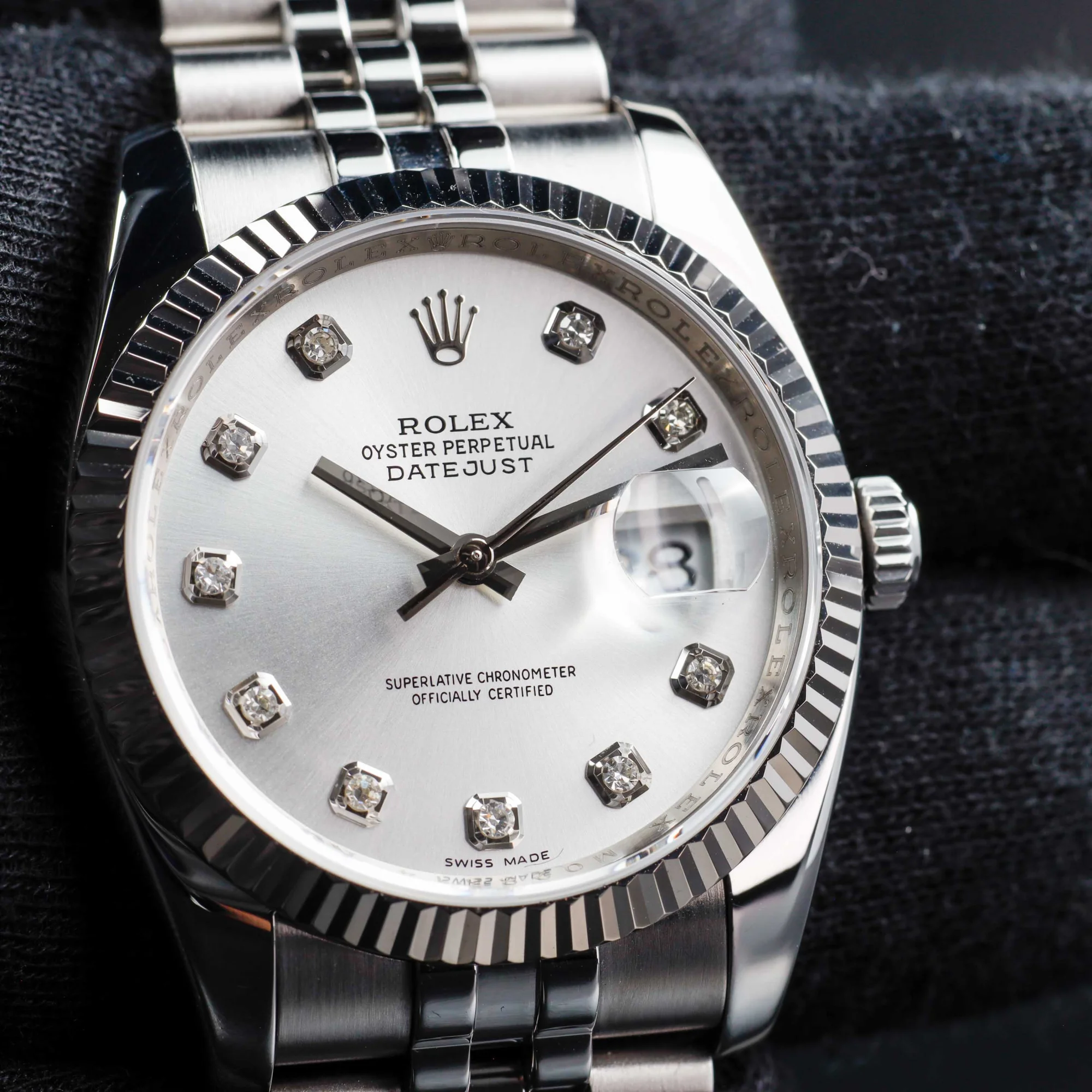 Rolex Datejuste 36 acier/or blanc 8