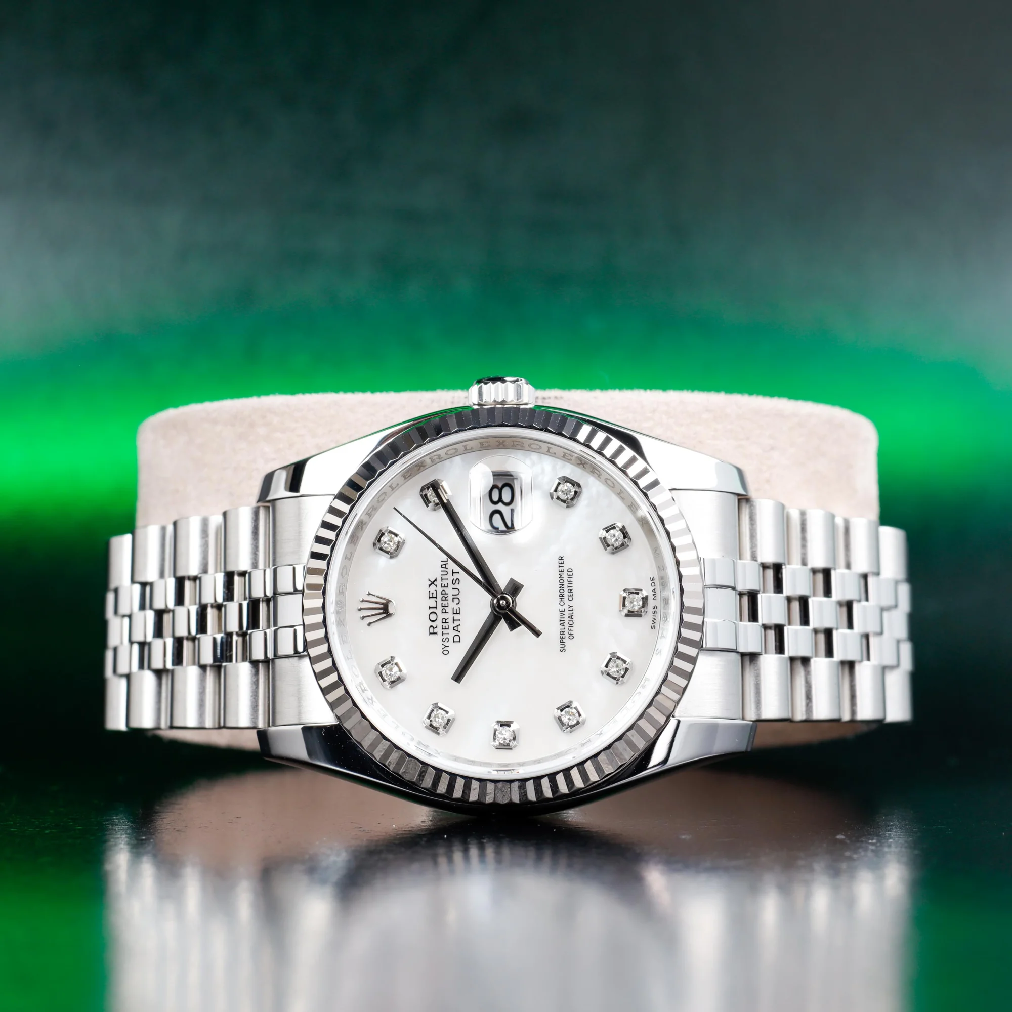 Rolex Datejust 36 acciaio/oro bianco