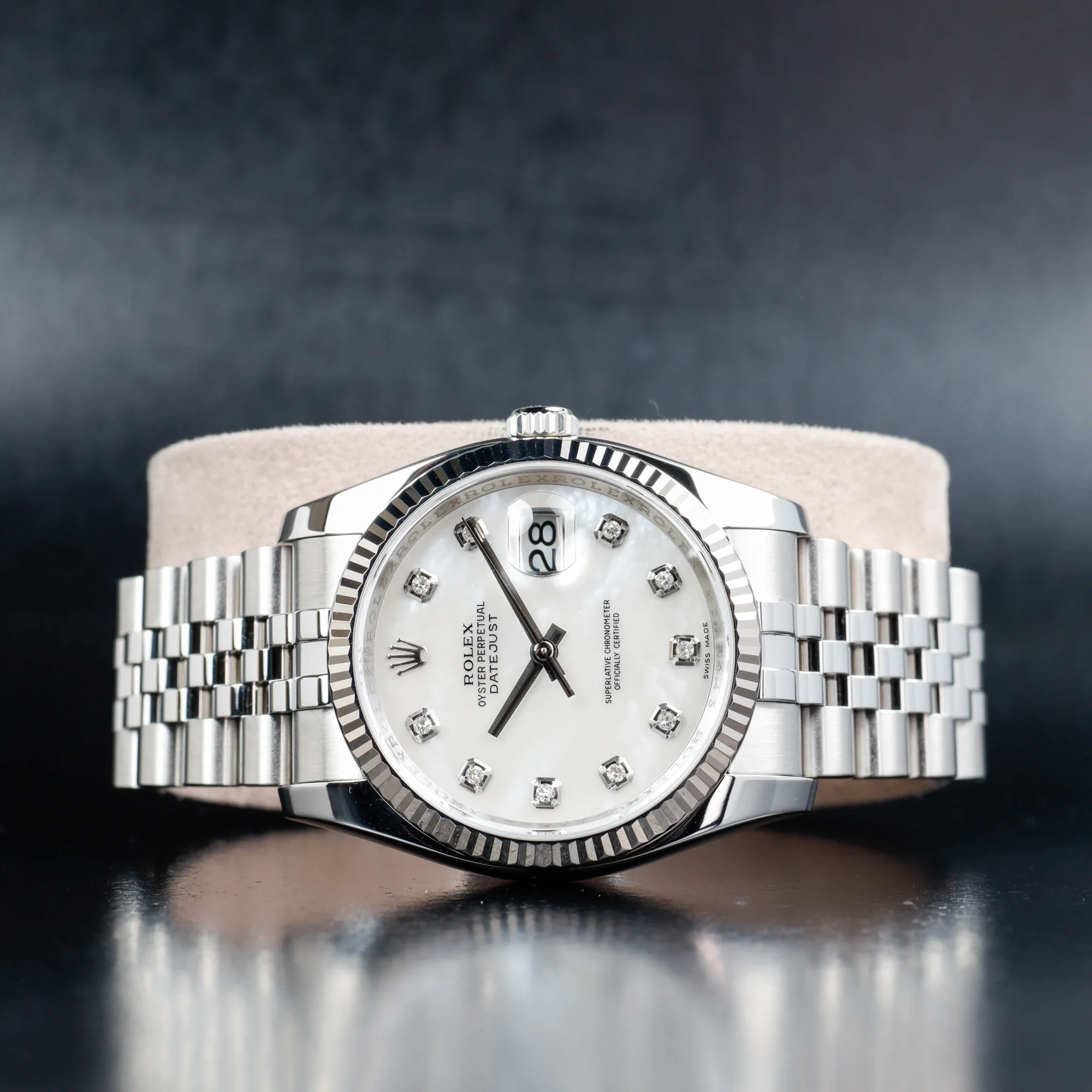 Rolex Datumjust 36 stahl/weißgold 2