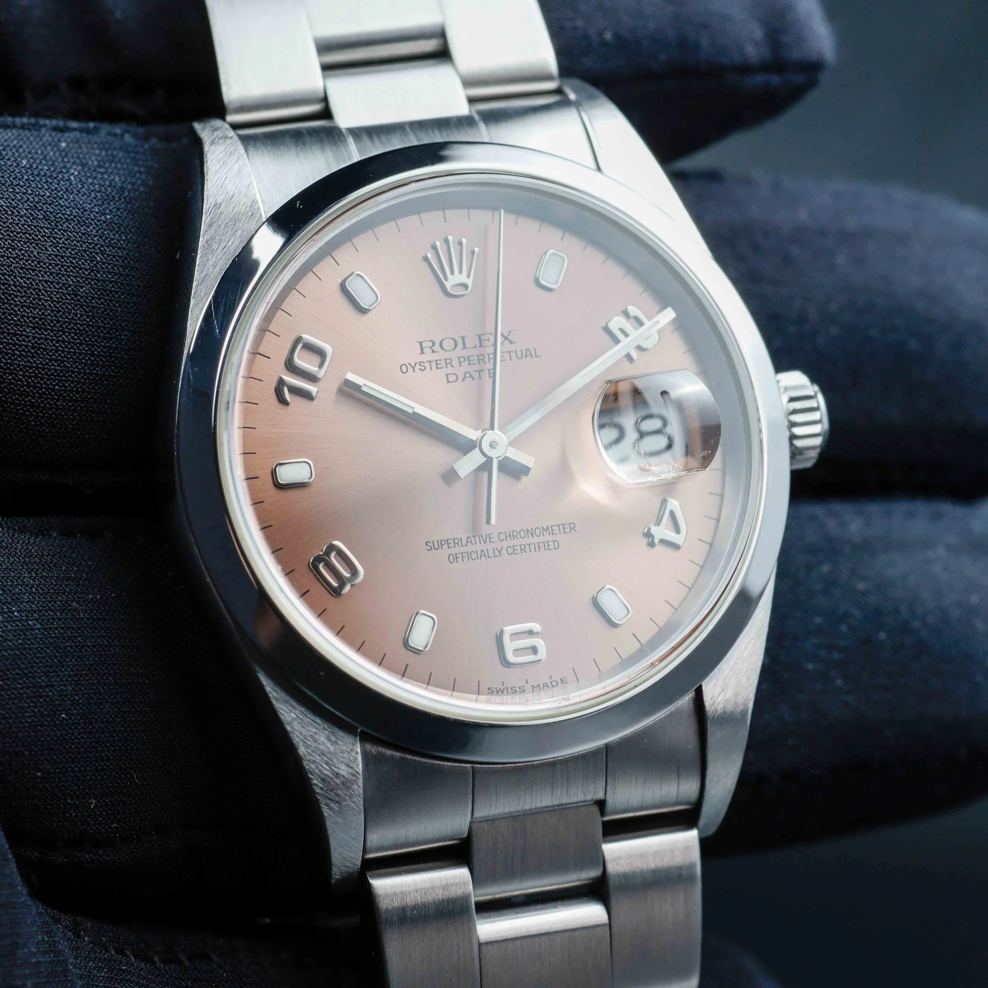 Rolex Oyster Perpetual Date 34 stahl 10