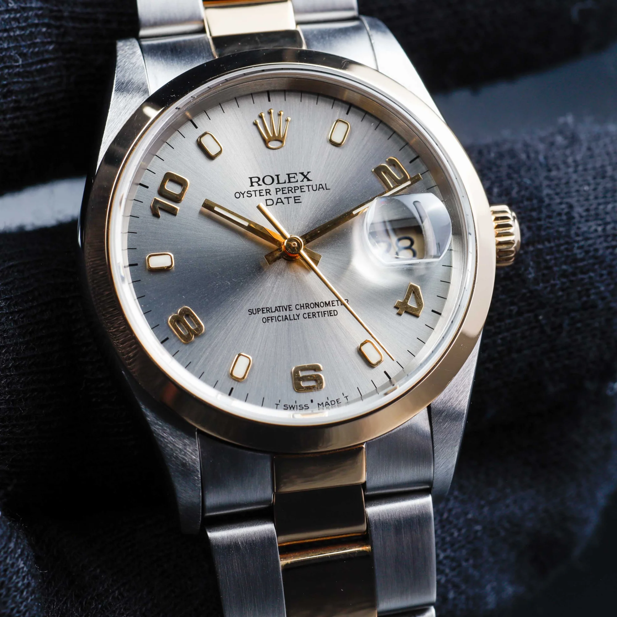 Rolex Date 34 acciaio/oro giallo 10