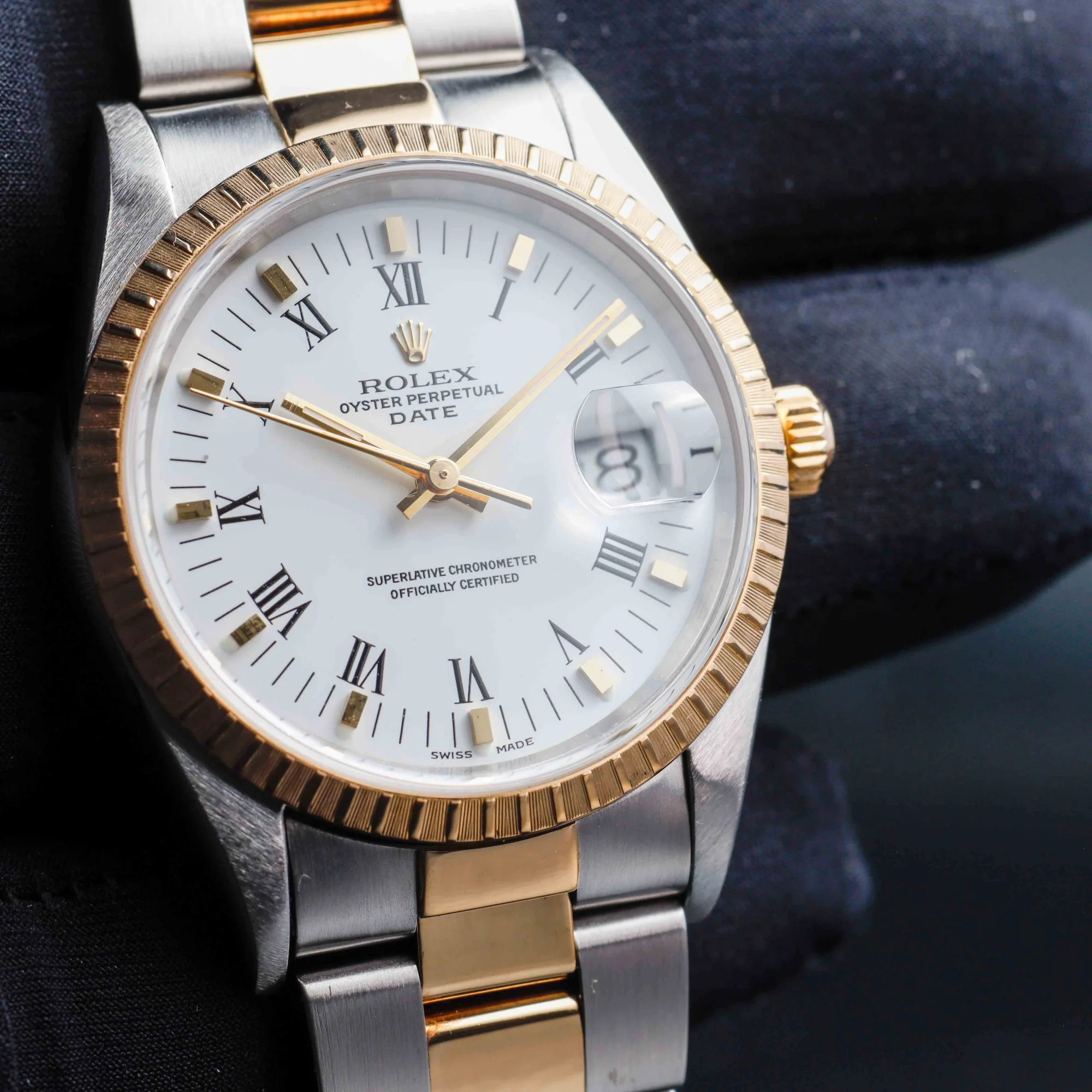 Rolex Oyster Perpetual Date 34 acciaio/oro giallo 10