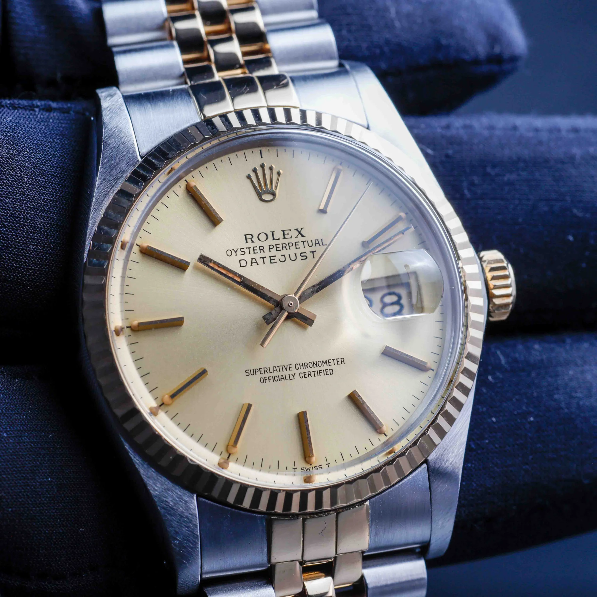 Rolex Datejust 36 acier/or jaune 10