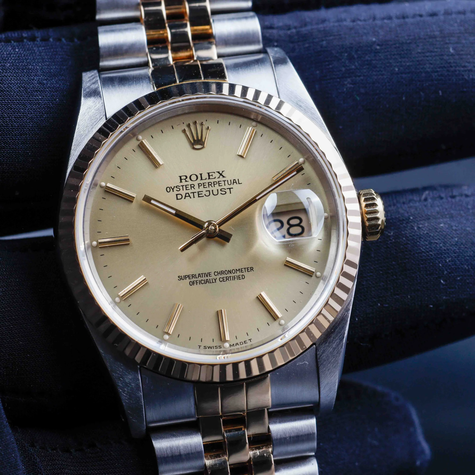 Rolex Datejust 36 stahl/gelbgold 10