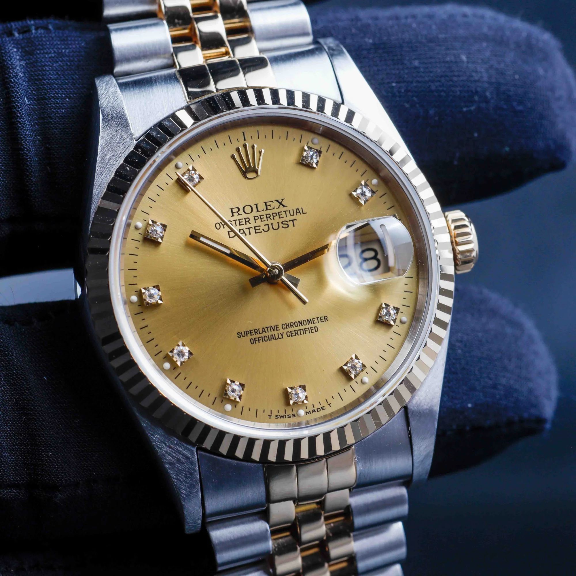 Rolex Datejust 36 stahl/gelbgold 10