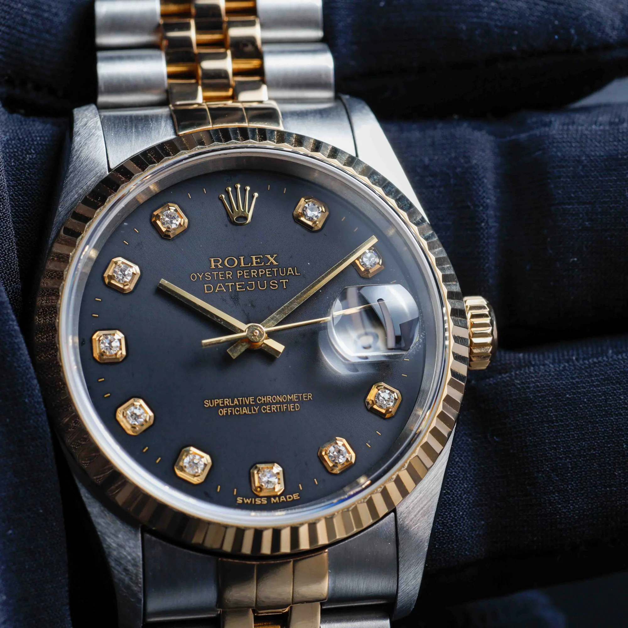 Rolex Datejust 36 acier/or jaune 10