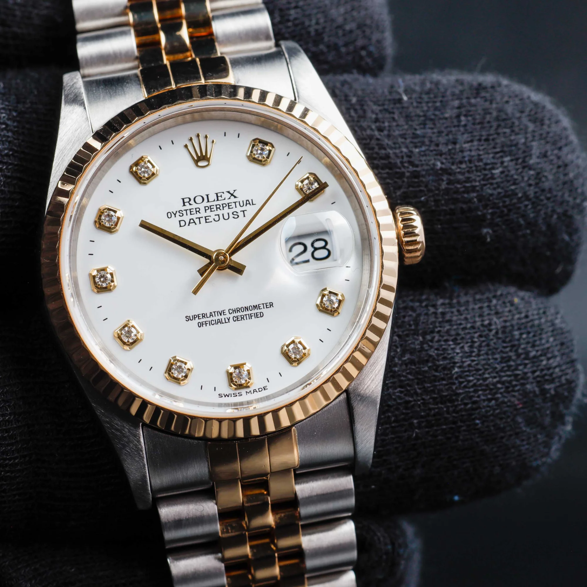 Rolex Datumjust 36 stahl/gold 10