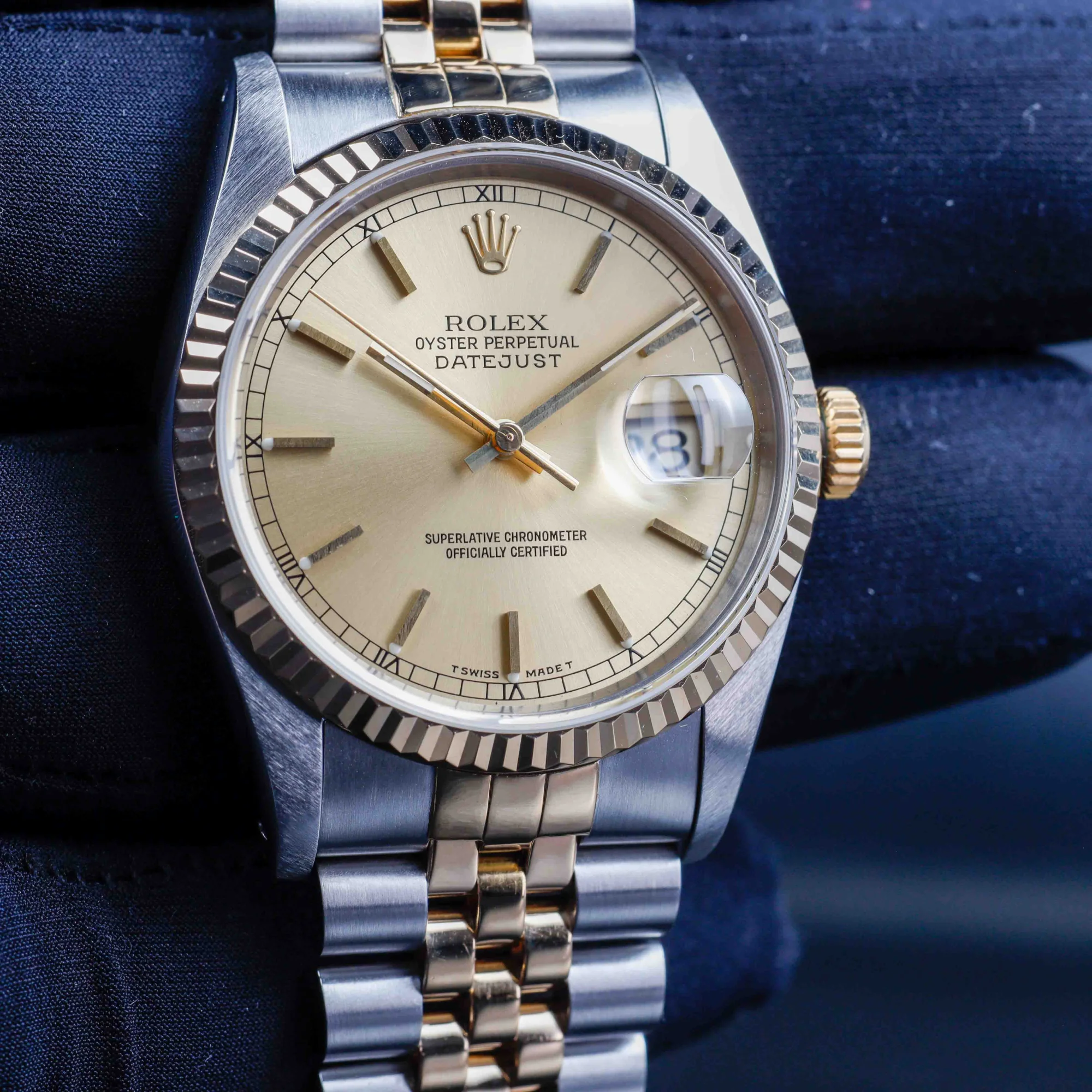 Rolex Datejust 36 acier/or jaune 10