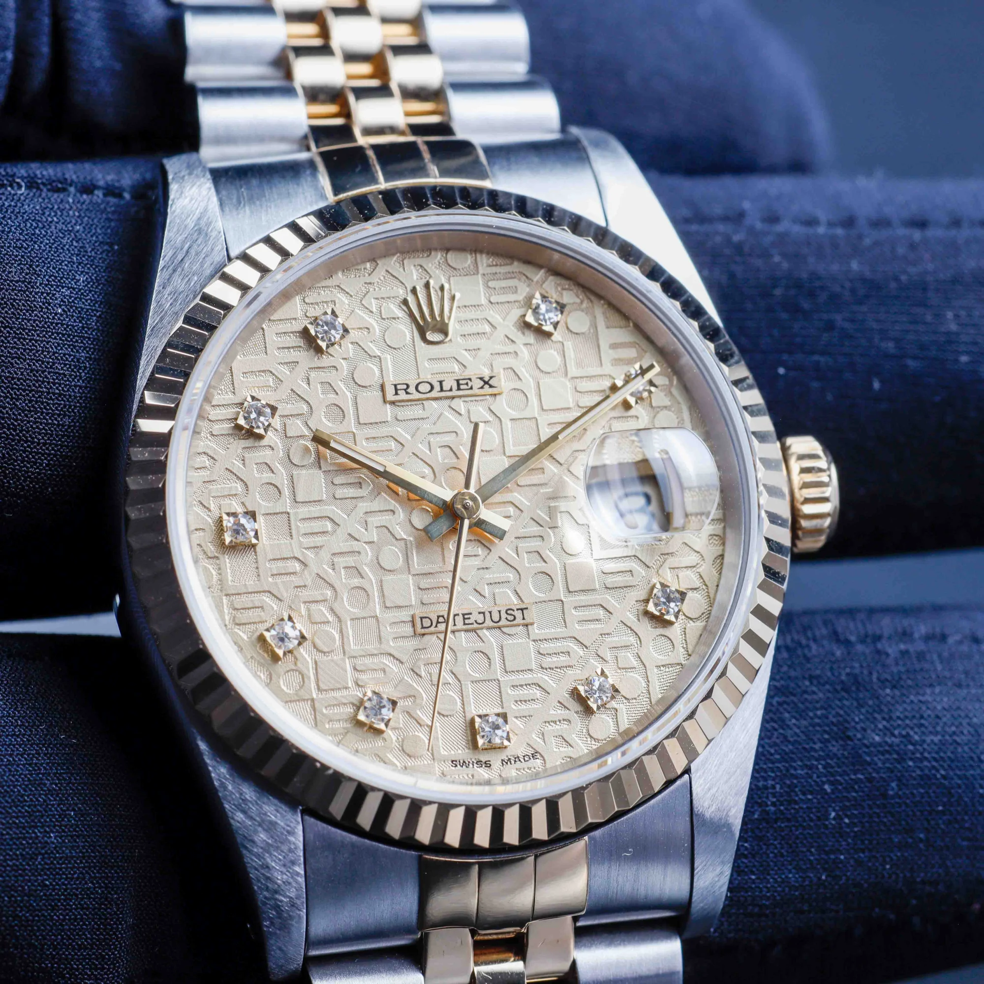 Rolex Datejust 36 stahl/gelbgold 10