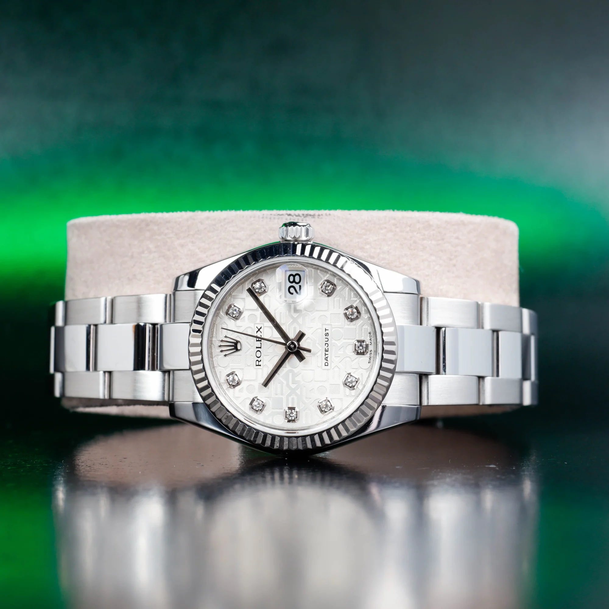 Rolex Datejust 31 acciaio/oro bianco