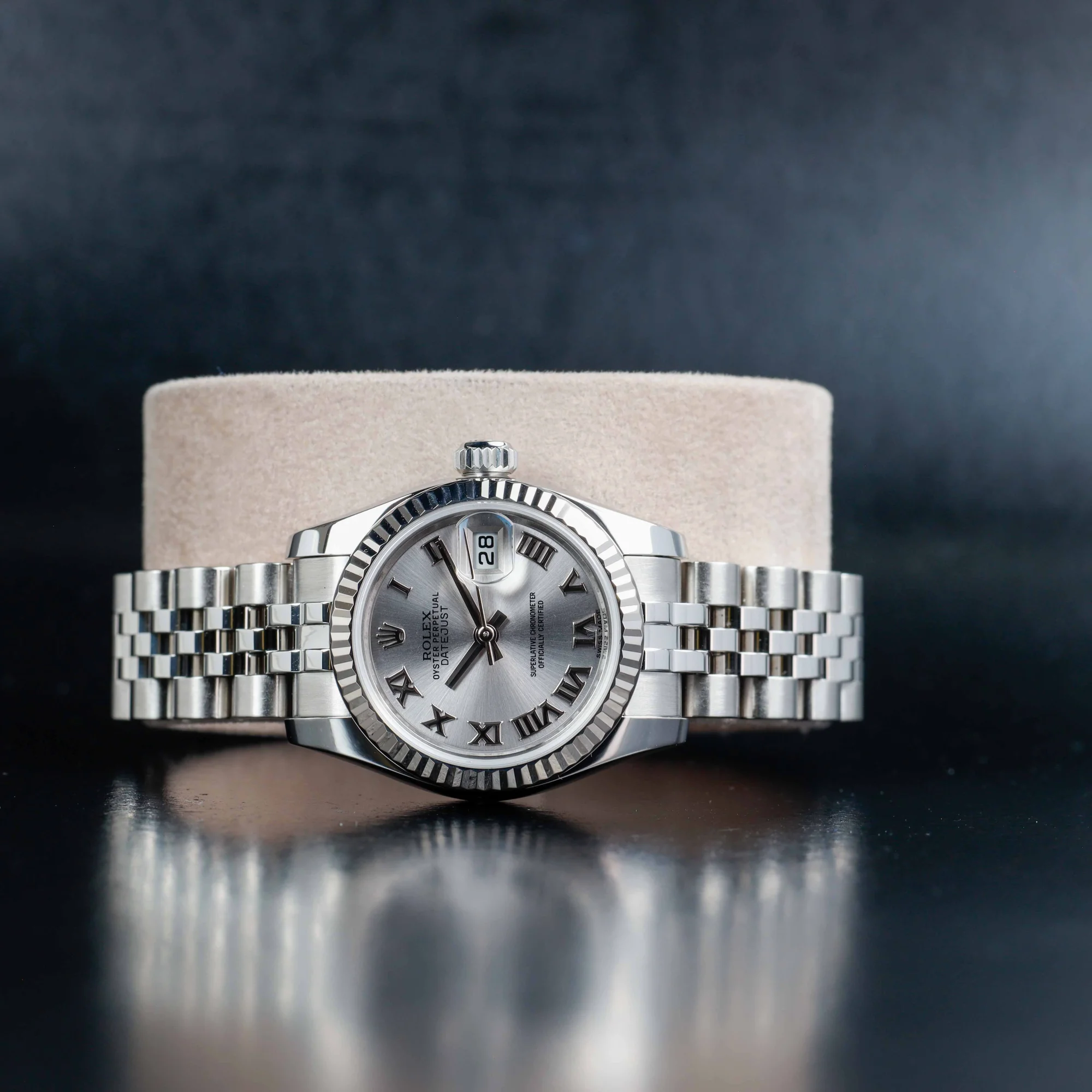 Rolex Lady-datejust 26 steel/white gold 2