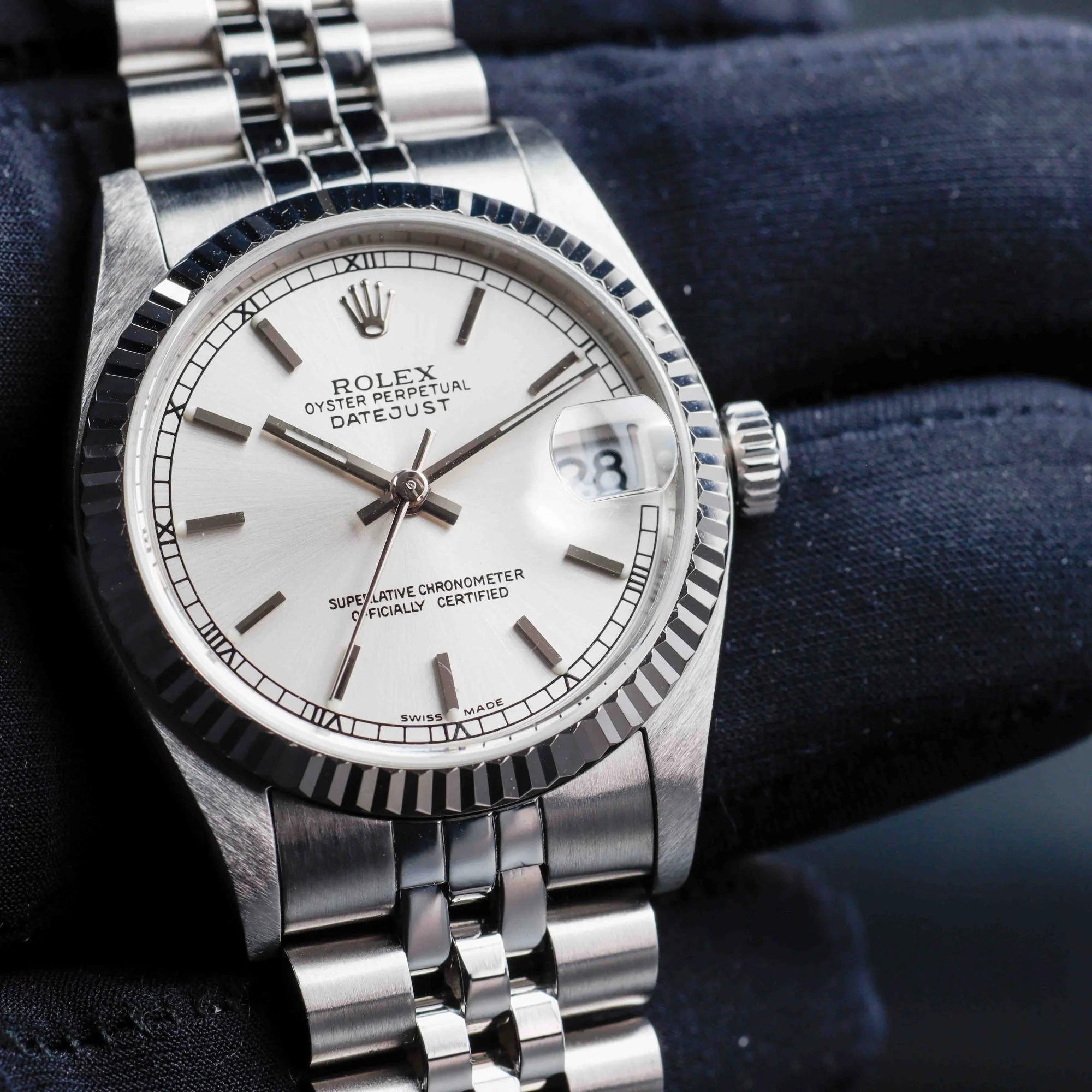 Rolex Datum31just stahl 10
