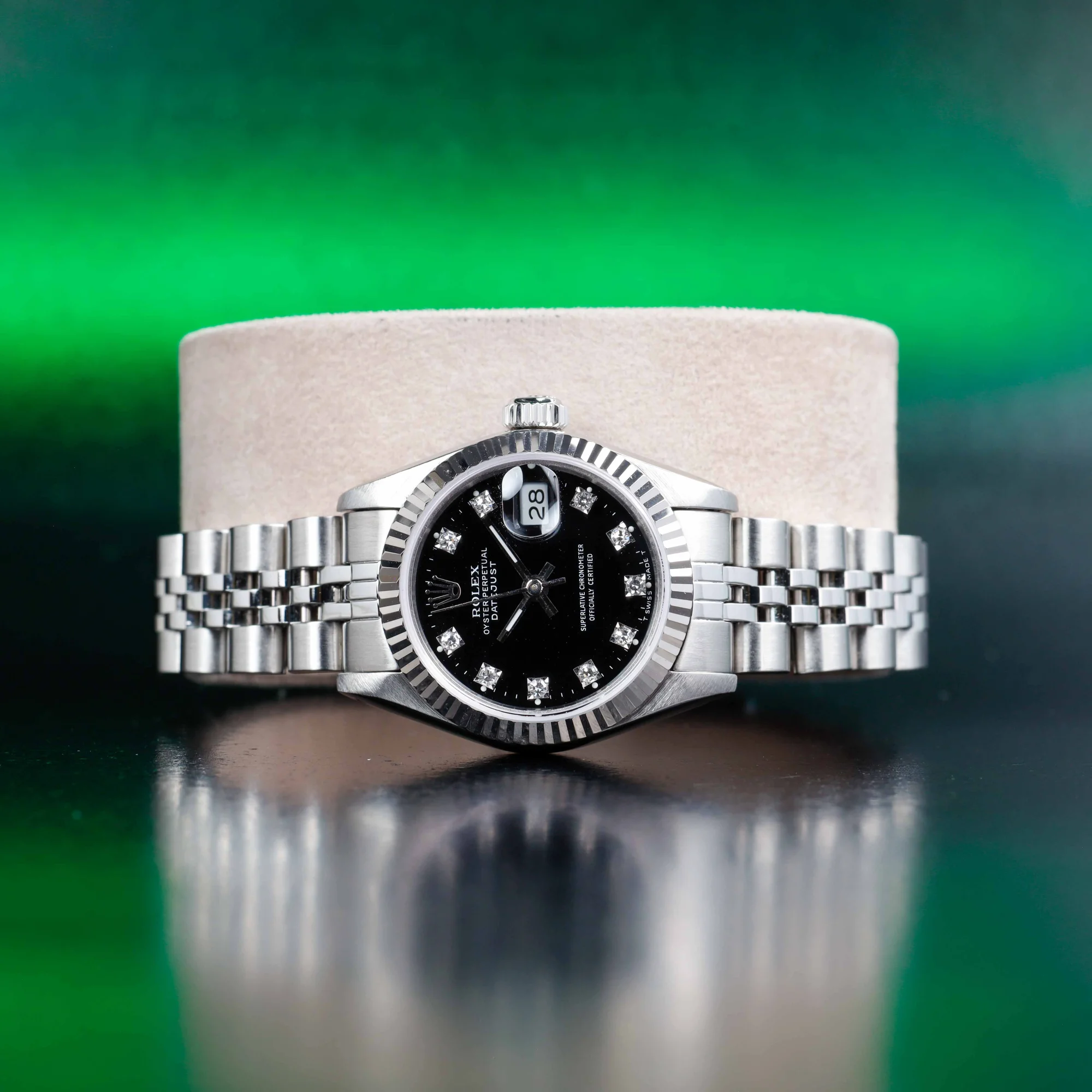 Rolex Lady-datejust 26 acciaio/oro bianco