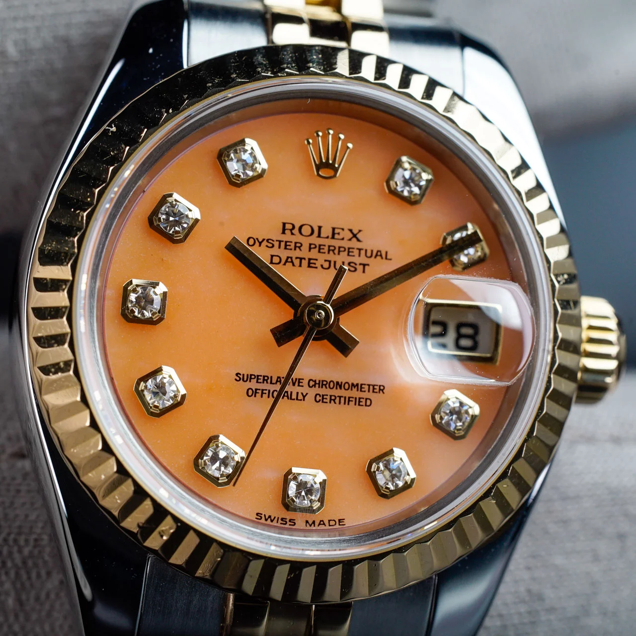 Rolex Lady-datejust 26 acciaio e oro giallo 9