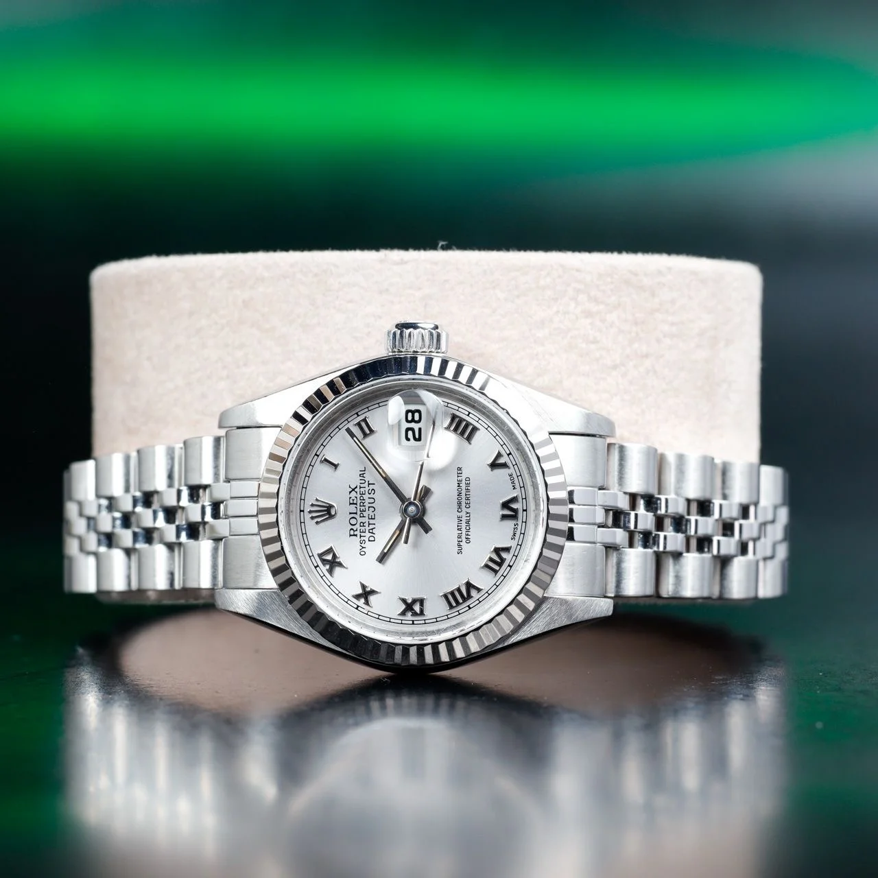 Rolex Lady-datejust 26 steel and white gold