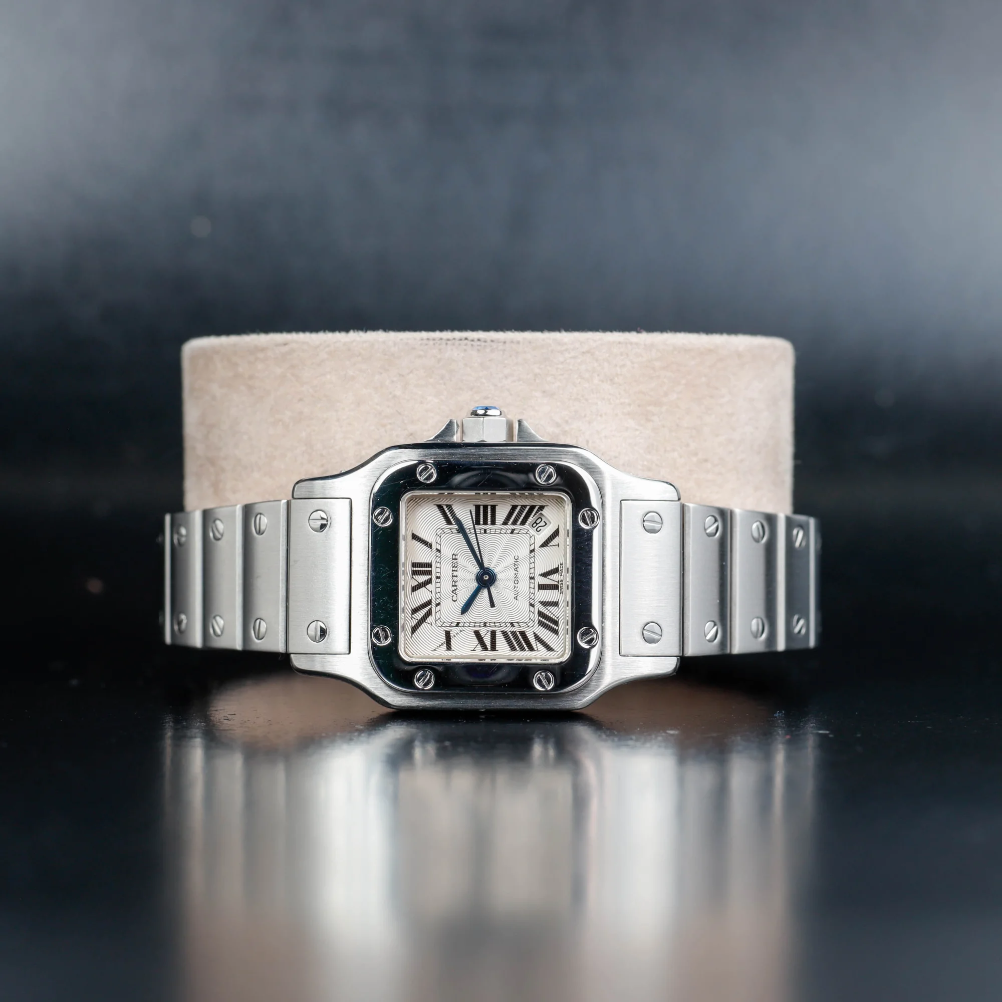 Cartier Santos GalbÉe stahl 2