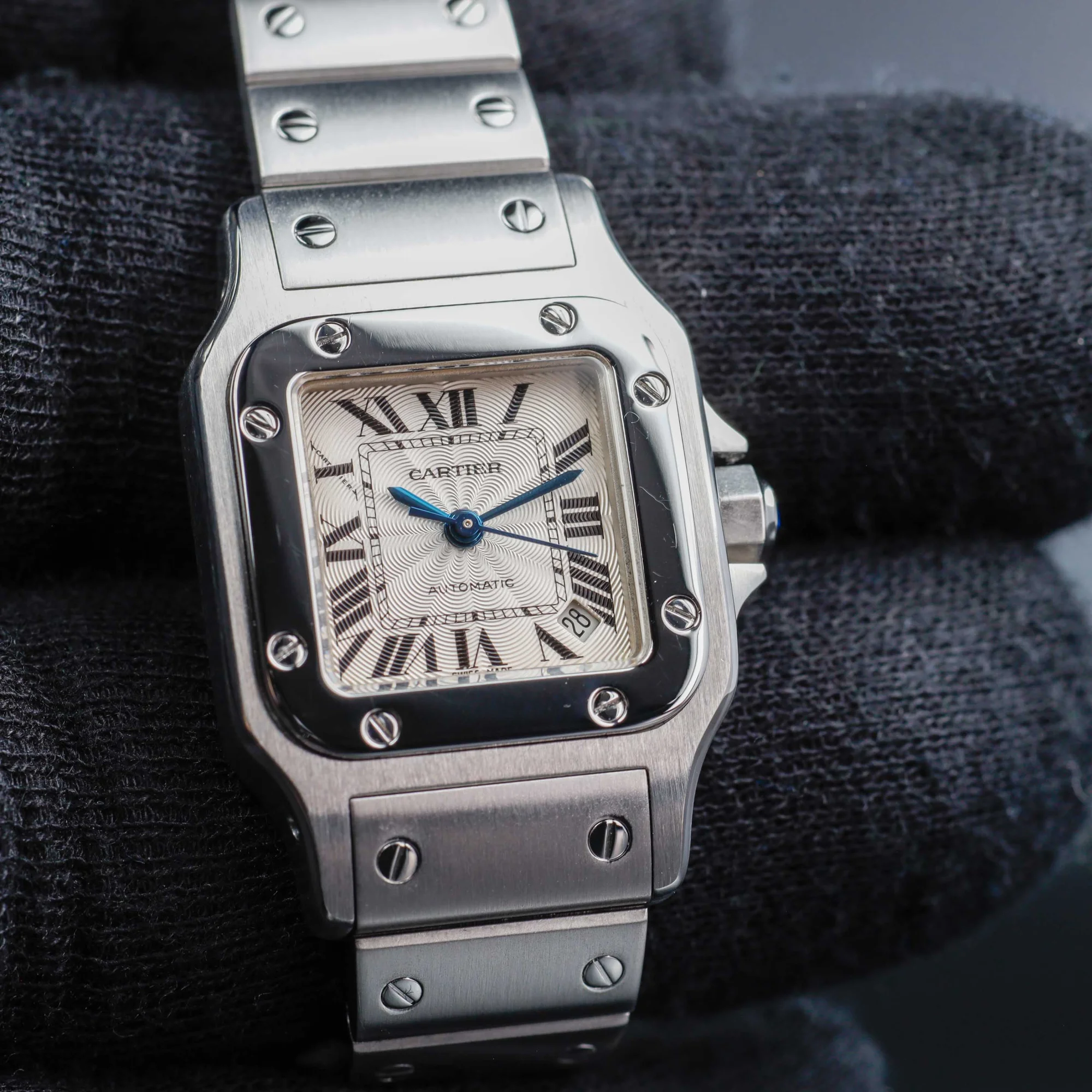 Cartier Santos GalbÉe stahl 10