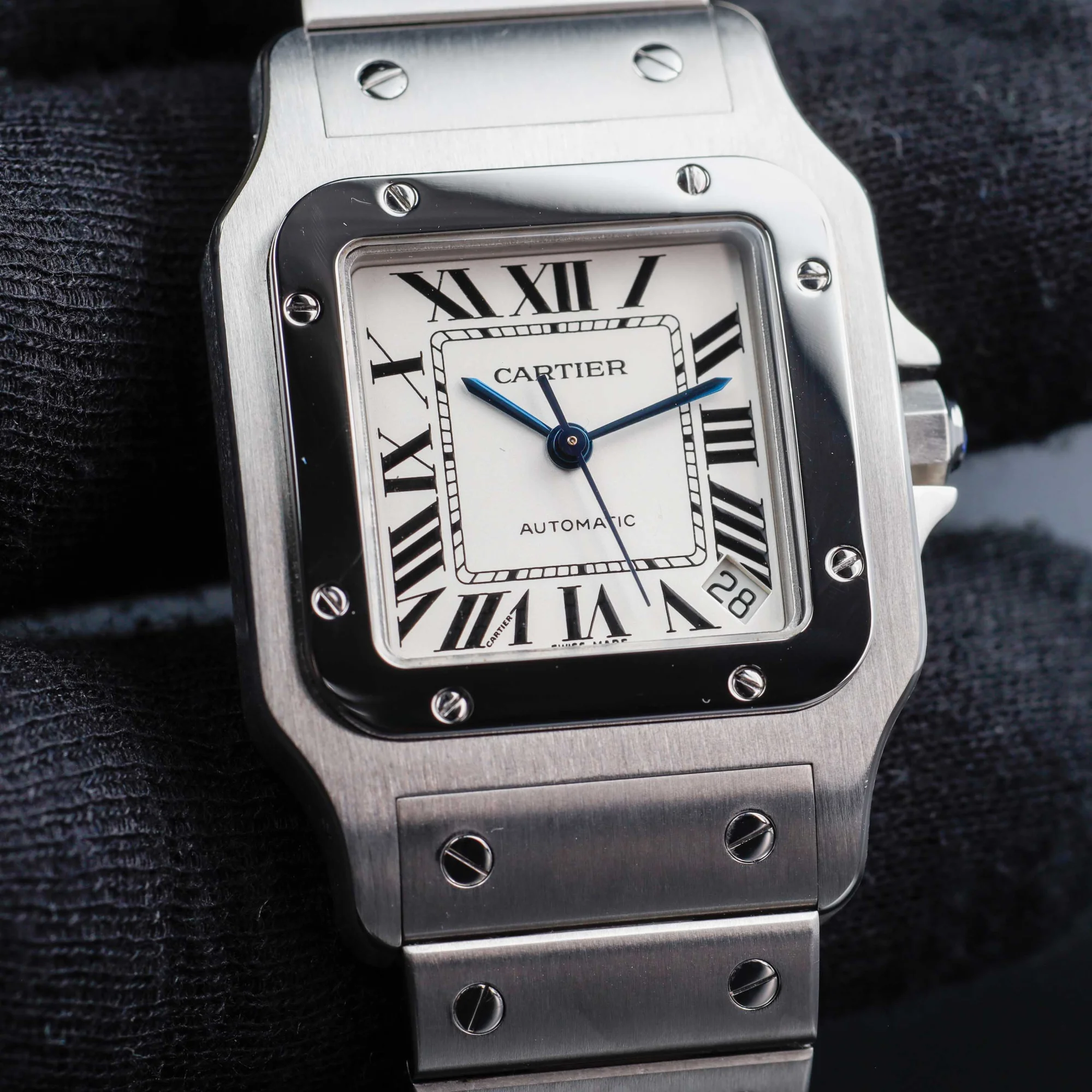 Cartier Santos GalbÉe Xl acier 10