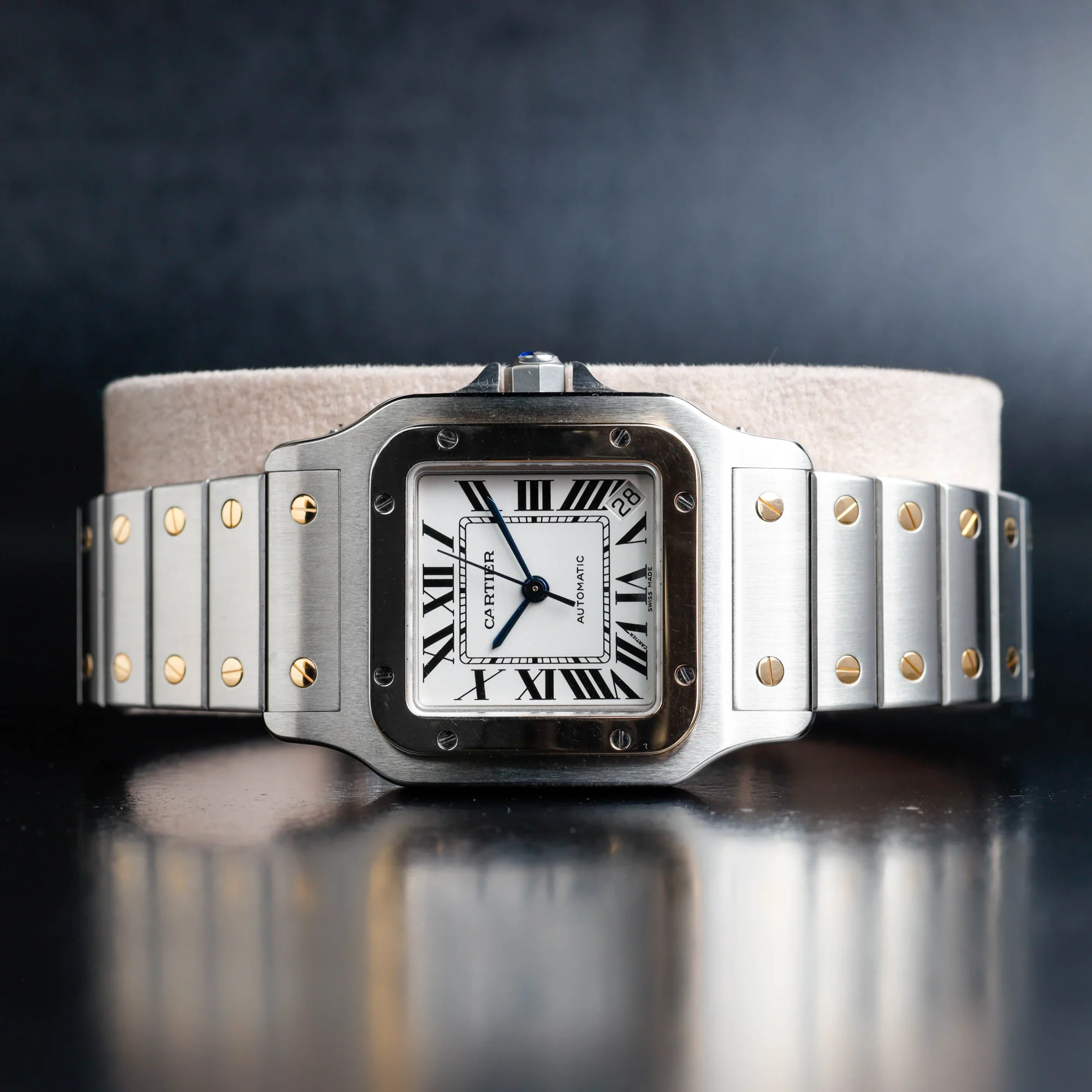 Cartier Santos GalbÉe steel/yellow gold 2