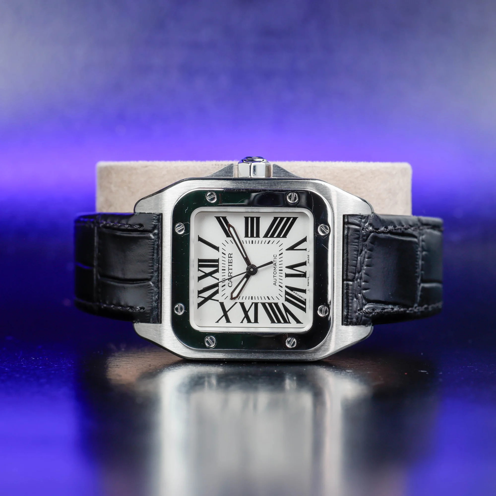 Cartier Santos 100 steel