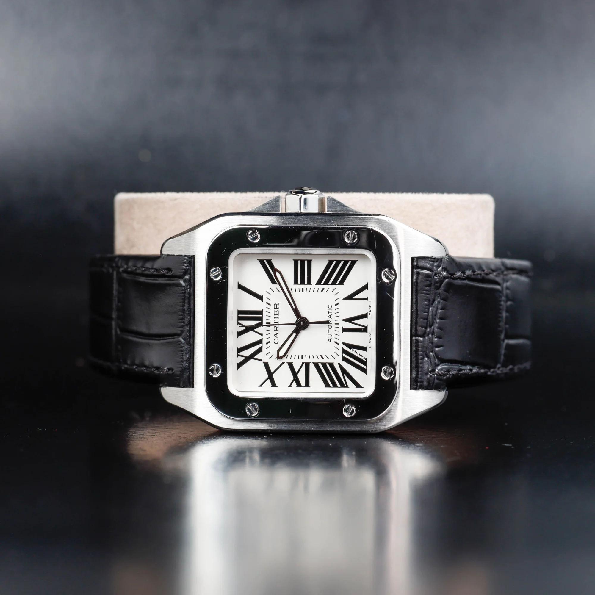 Cartier Santos 100 steel 2