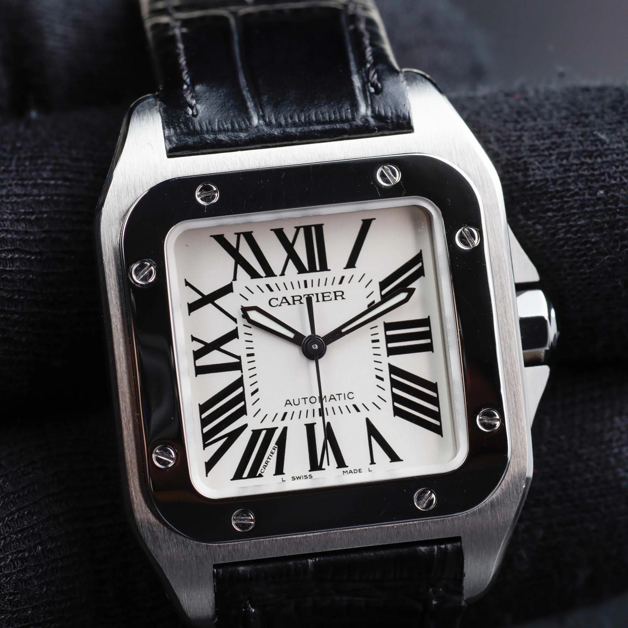 Cartier Santos 100 steel 8