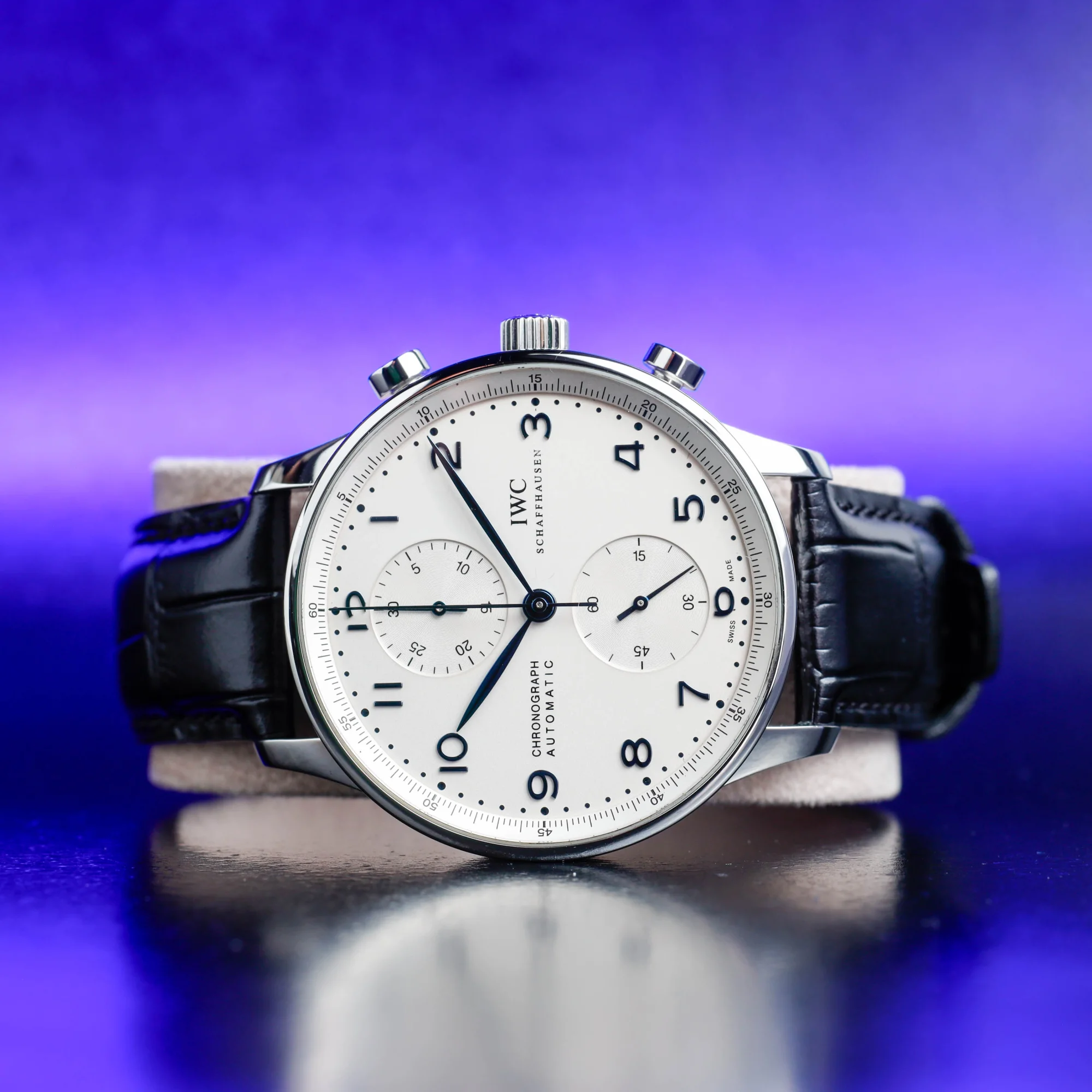 IWC Portugiesischer Chronograph stahl